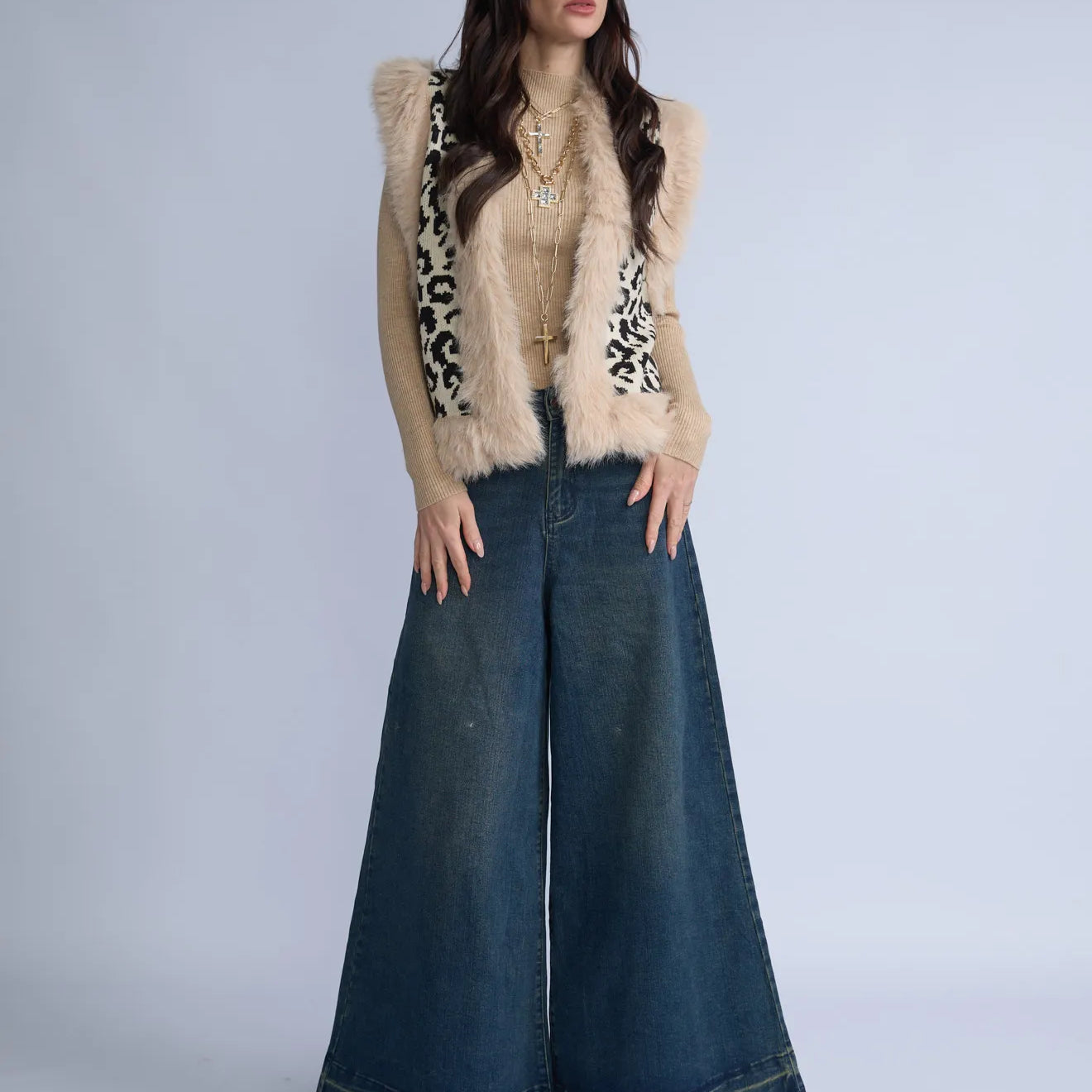 Chaleco Pelos Animal Print