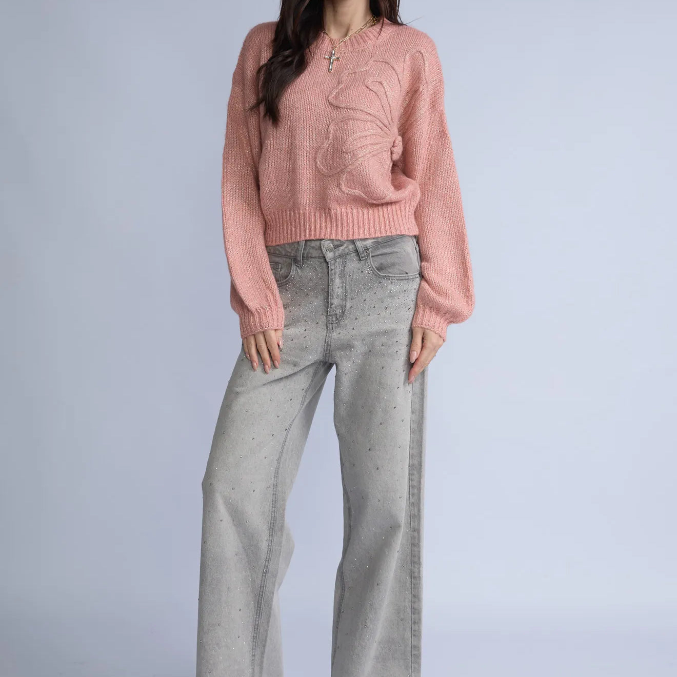 Chompa Lurex Flor