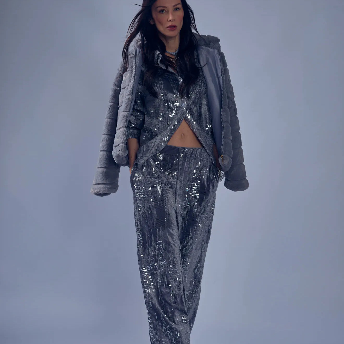 Pantalon Terciopelo Lentejuelas