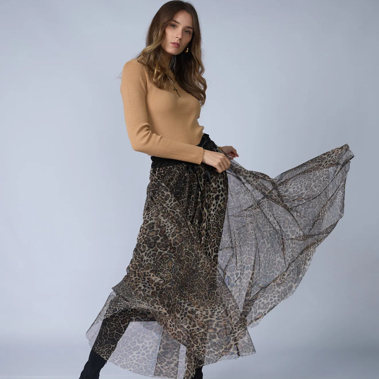Falda Tul Animal Print
