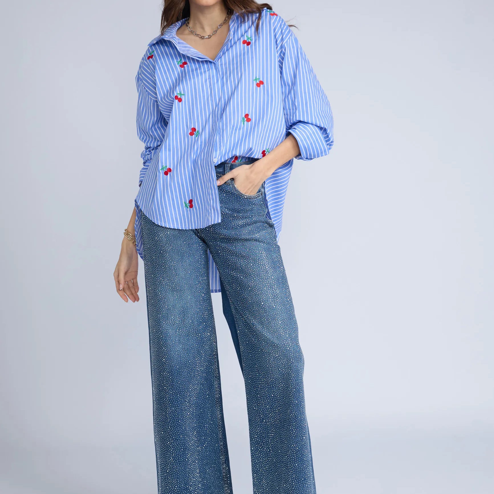 Jean Wide Brillos