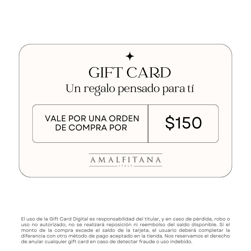 Amalfitana Italy Gift Card