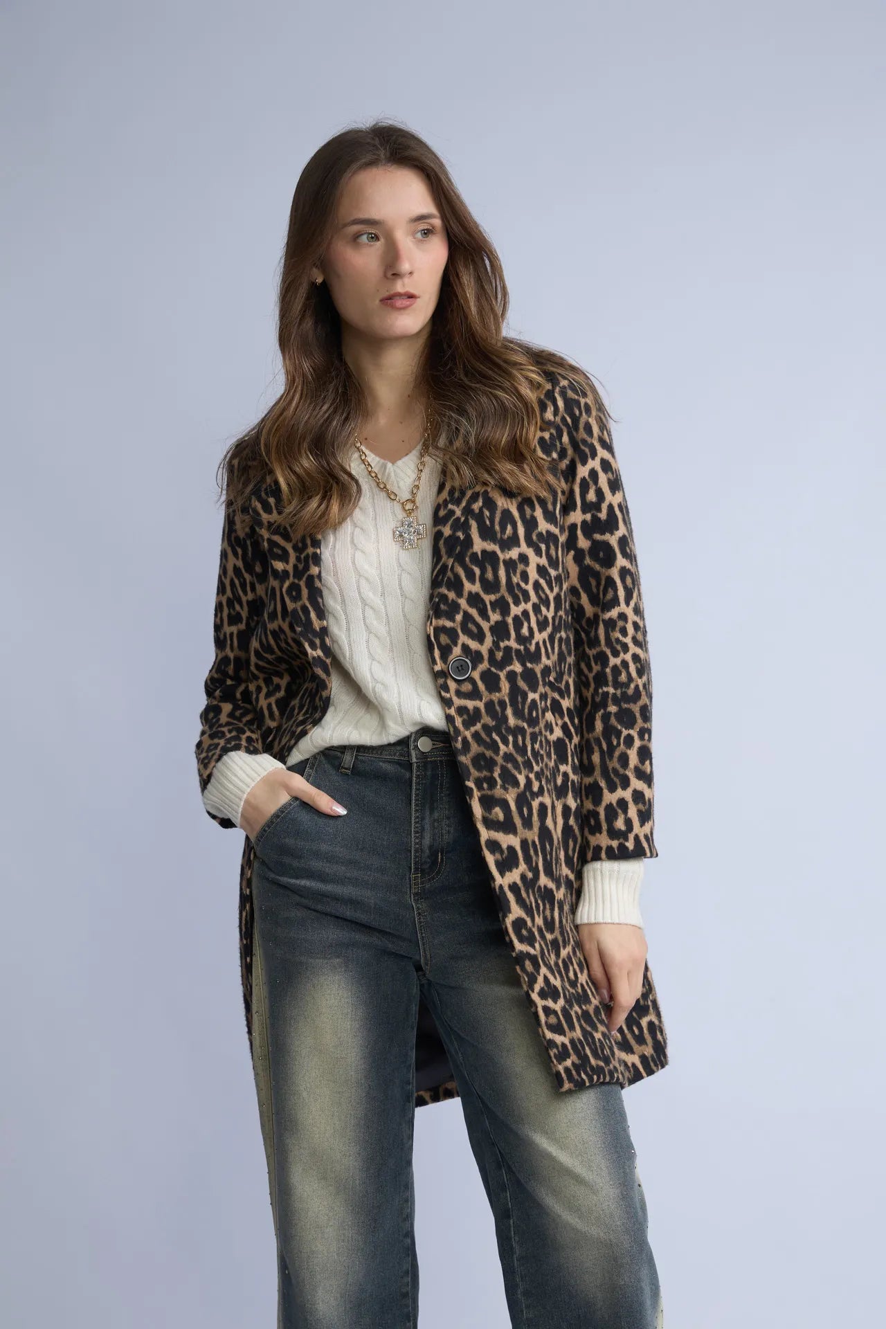 Abrigo Animal Print