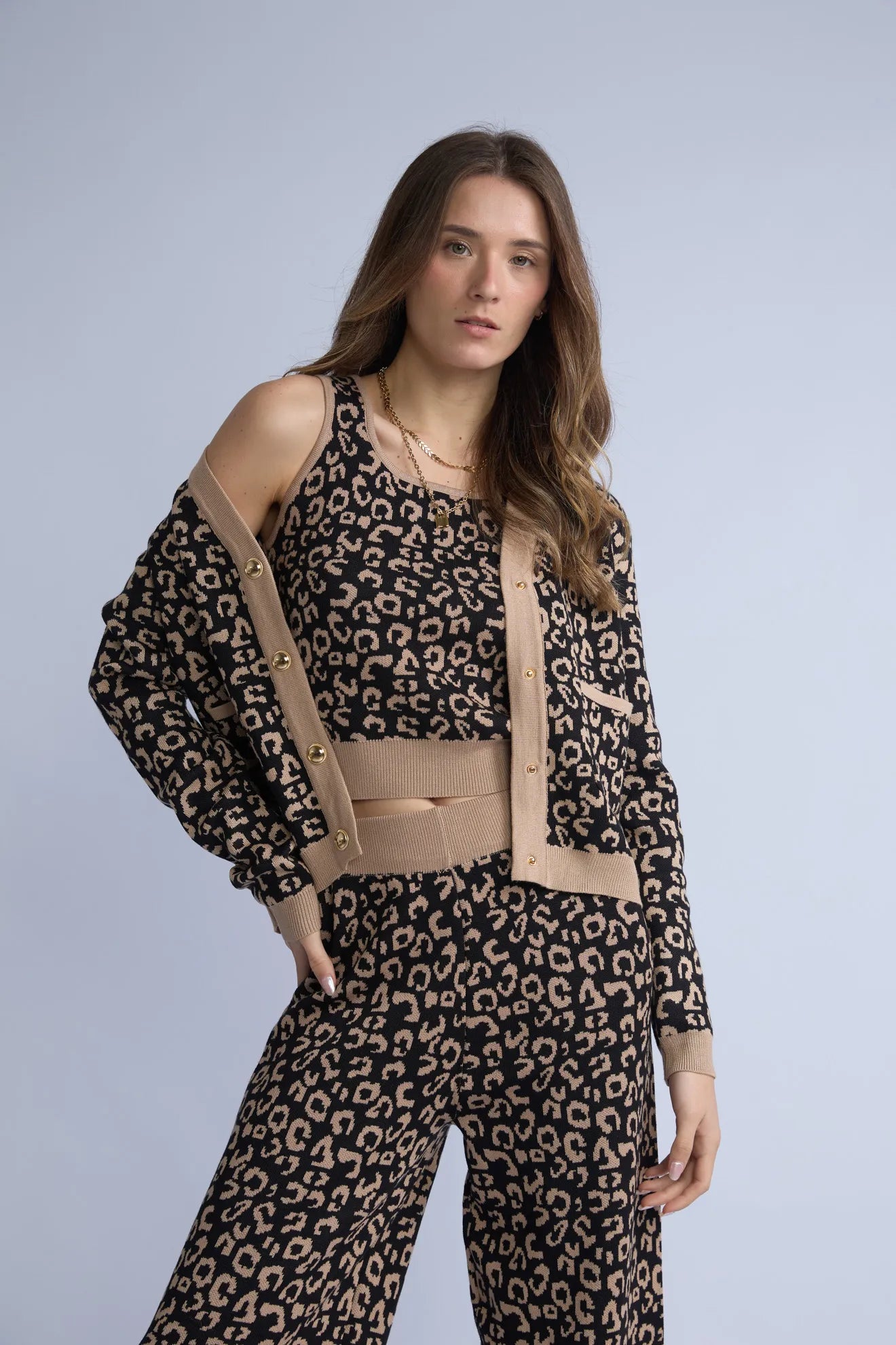 Conjunto Animal Print 3 Piezas