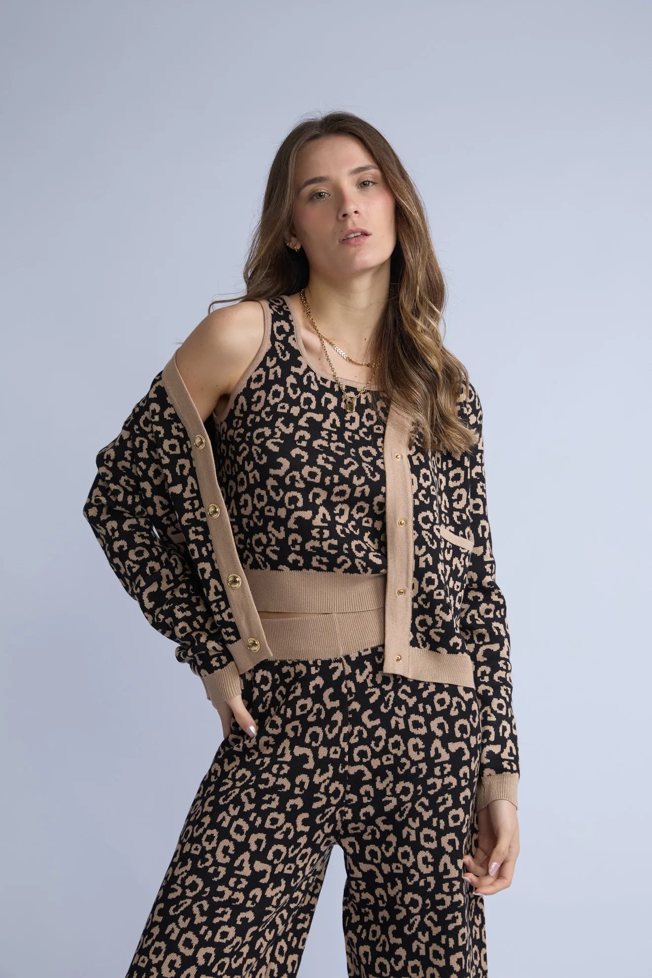 Conjunto Animal Print 3 Piezas