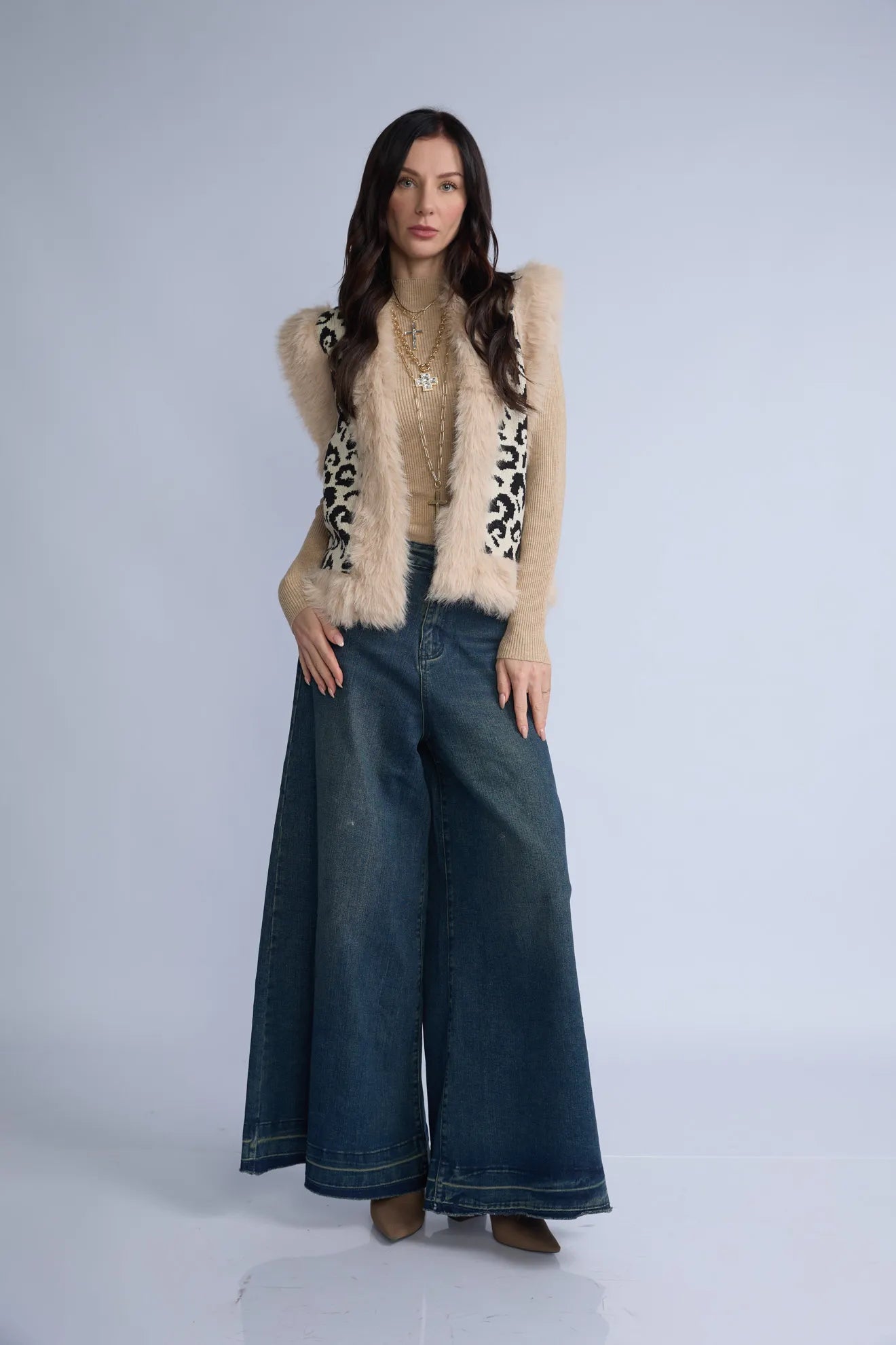 Chaleco Pelos Animal Print