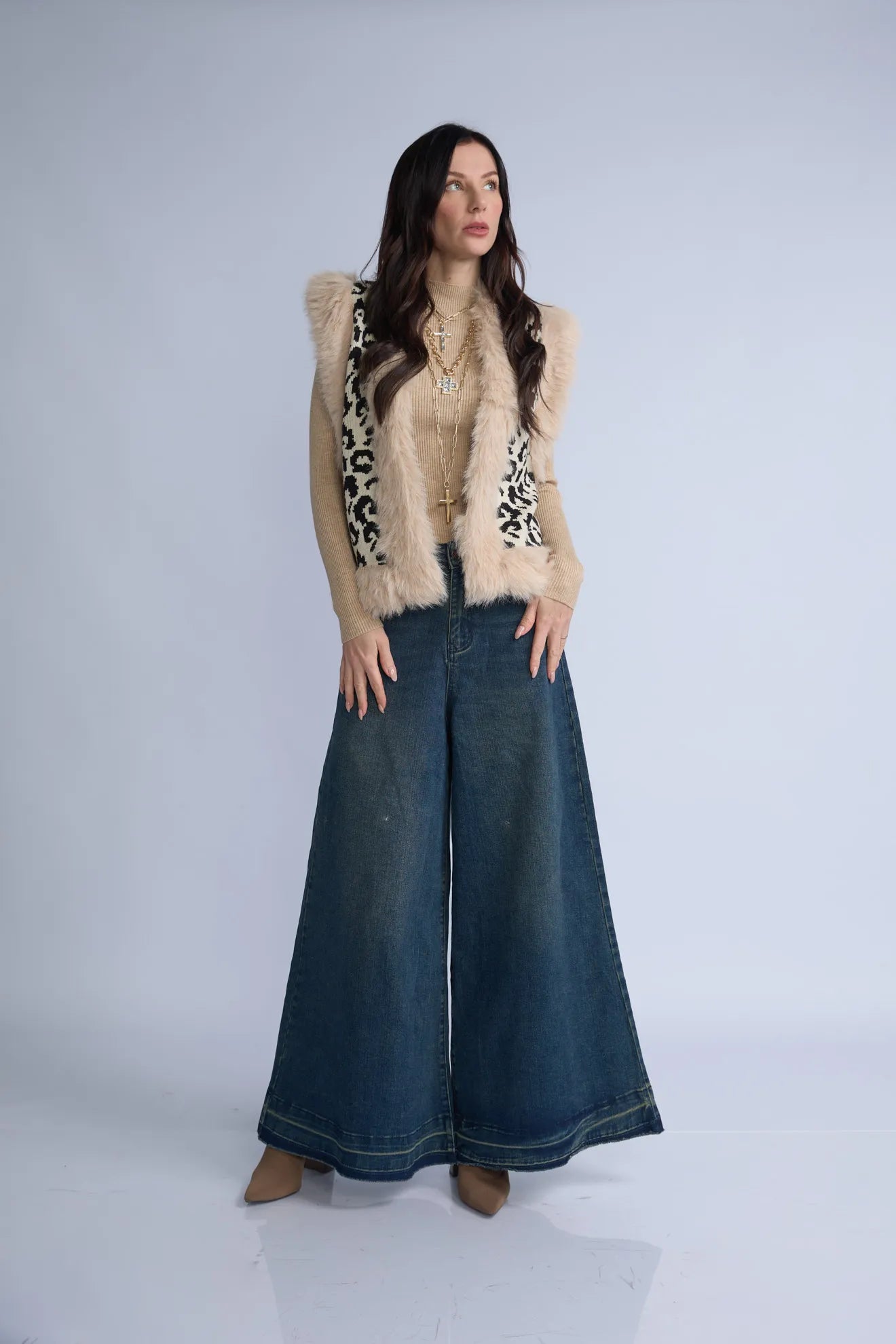 Chaleco Pelos Animal Print