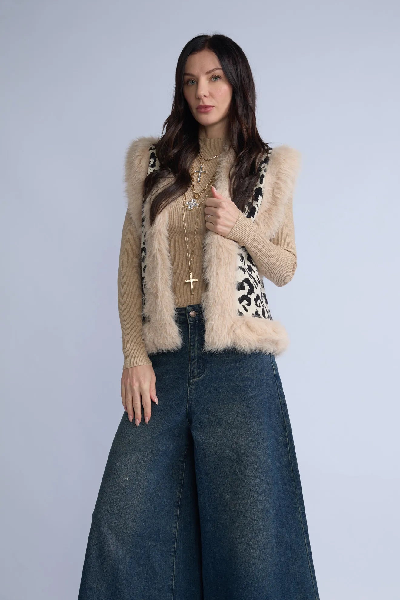 Chaleco Pelos Animal Print