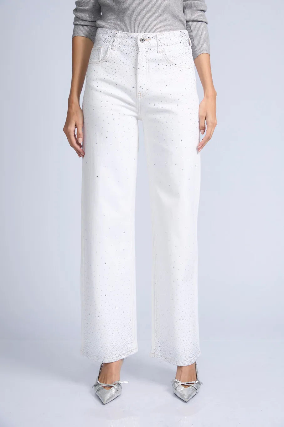 Pantalon Recto Brillos