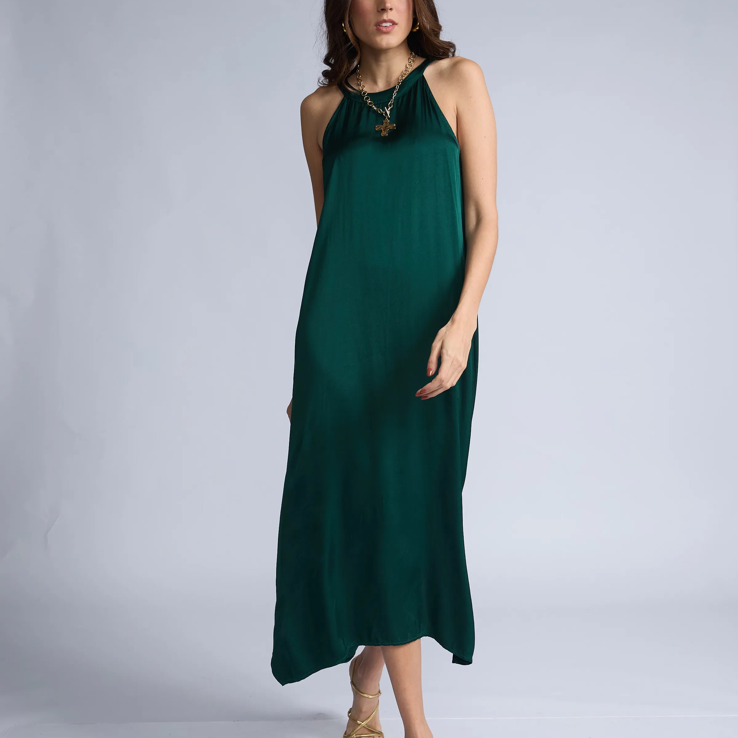 Vestido Halter Color