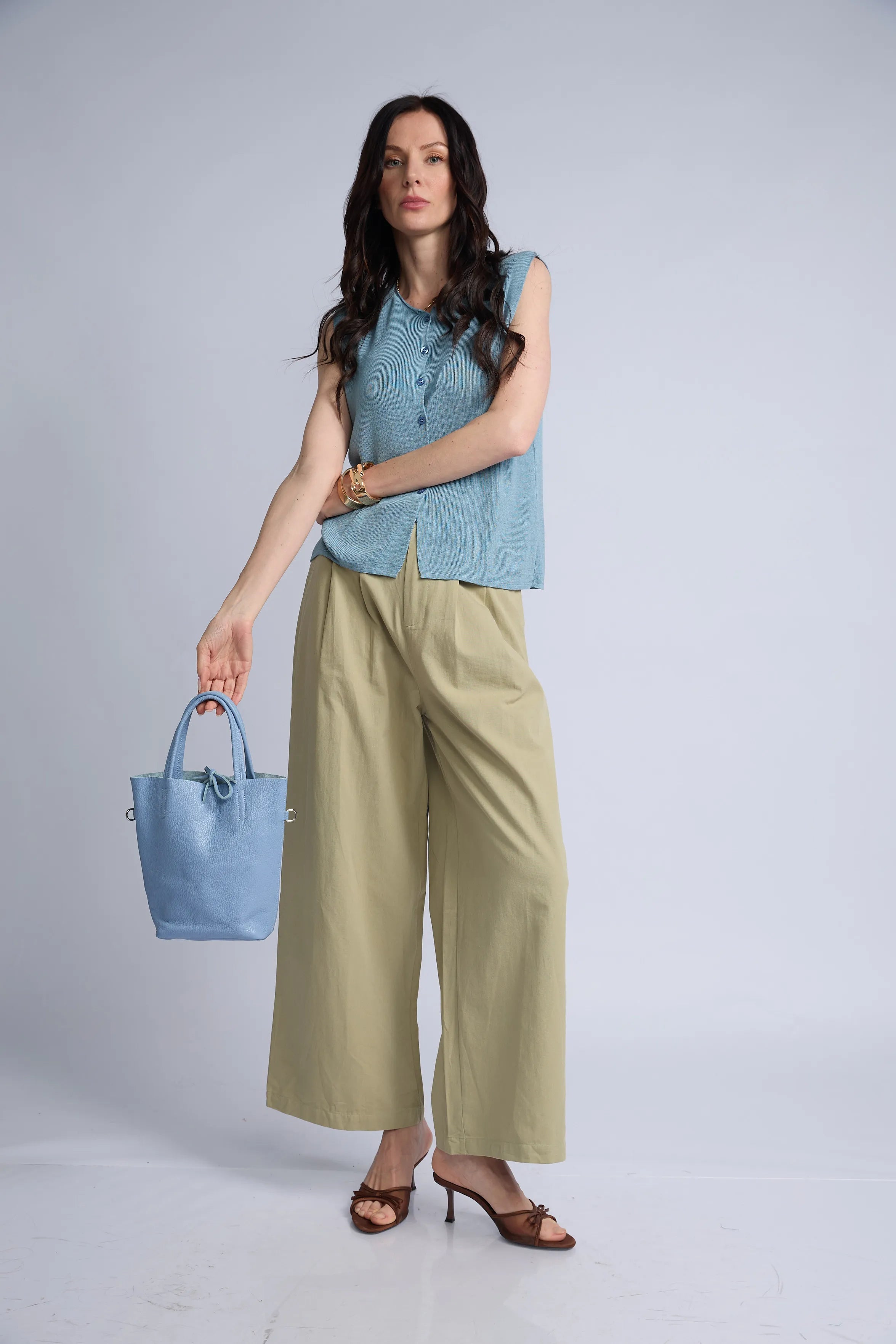 Chaleco Botones Punto