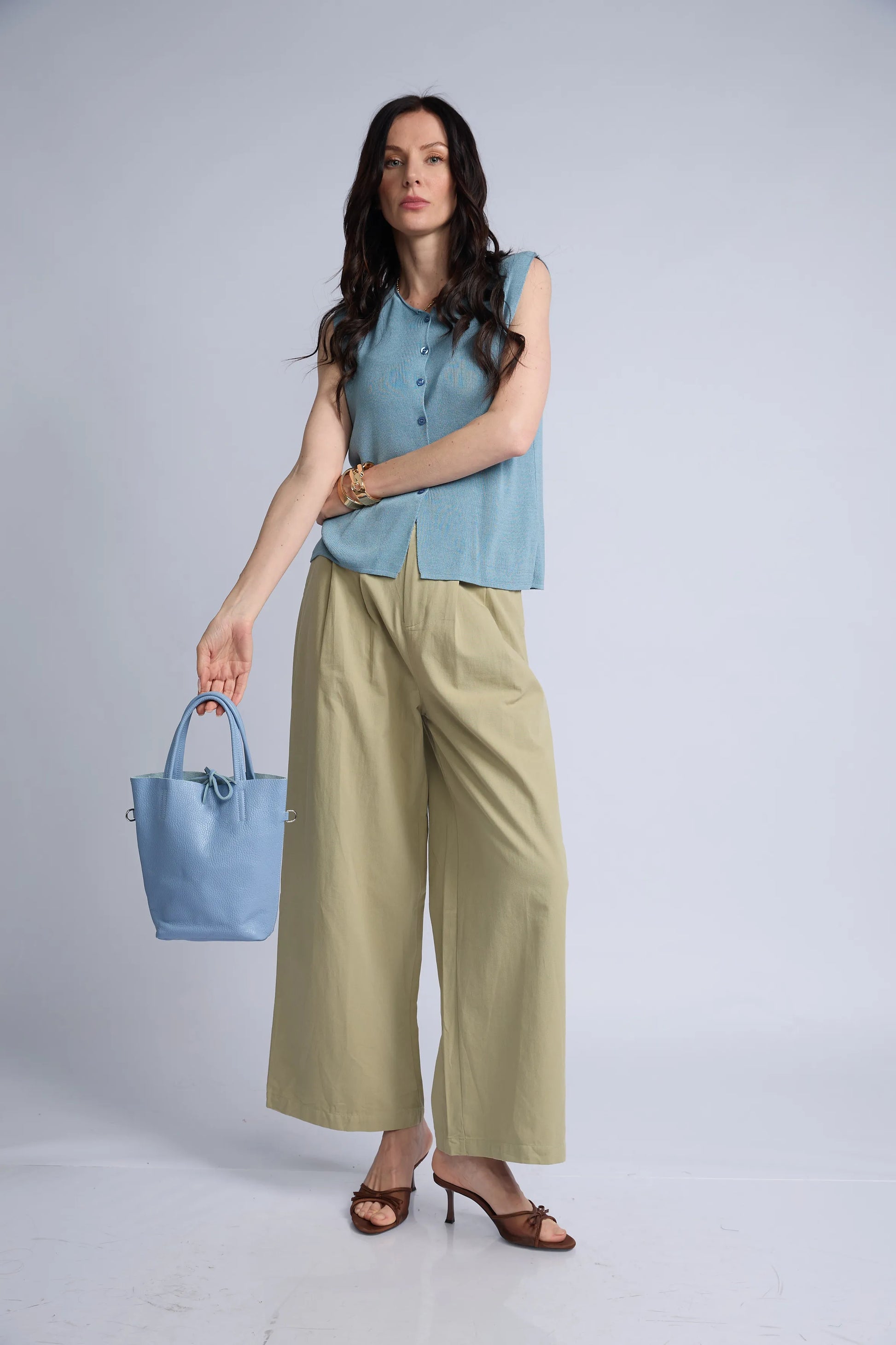 Chaleco Botones Punto