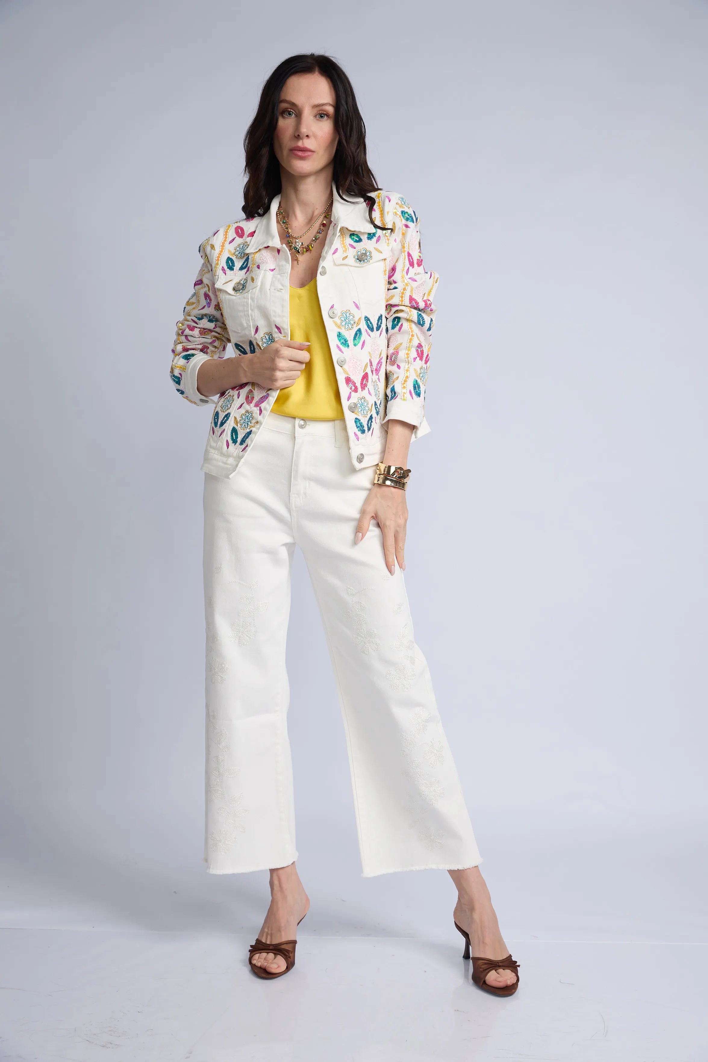 Casaca Denim Lentejuelas