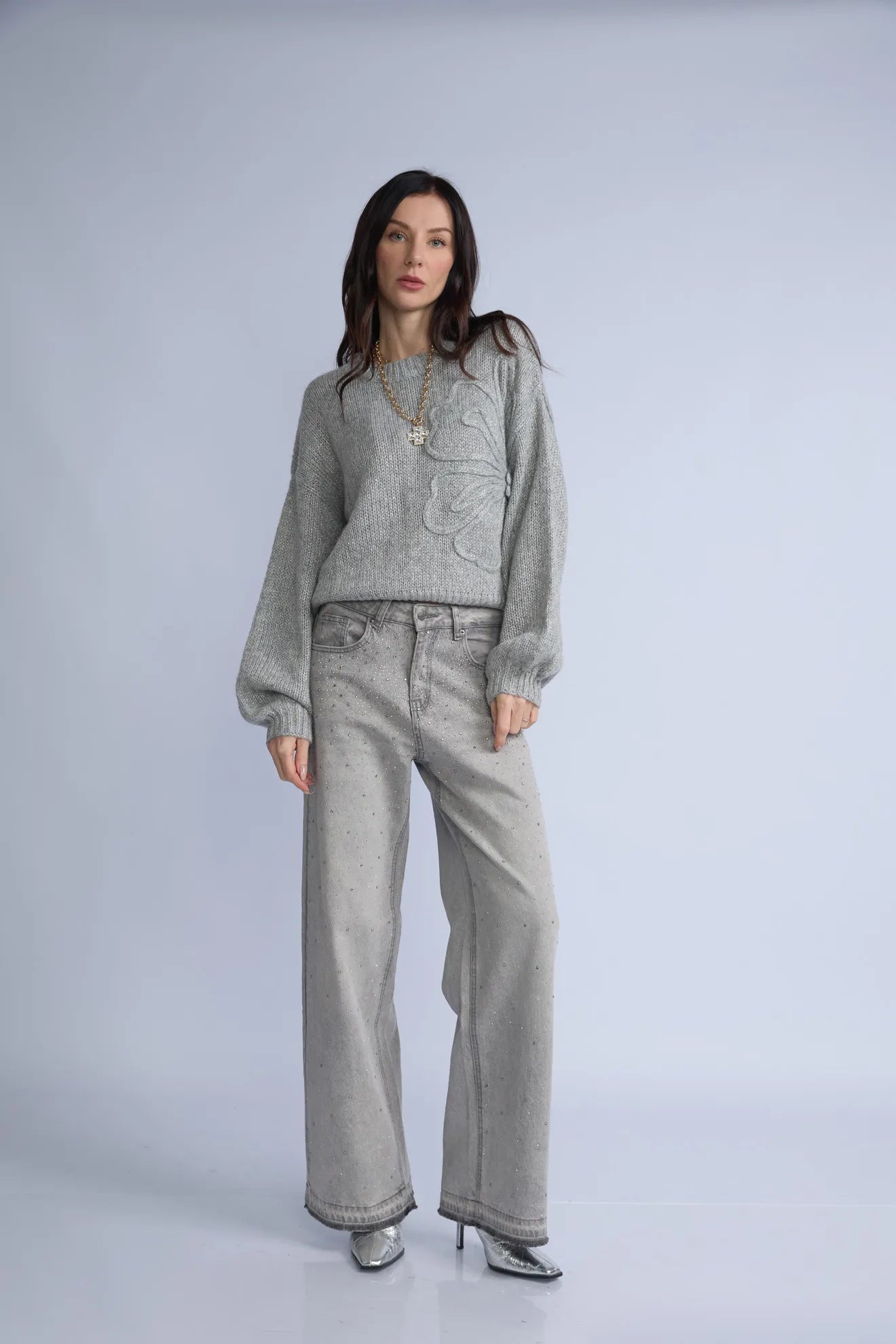 Chompa Lurex Flor