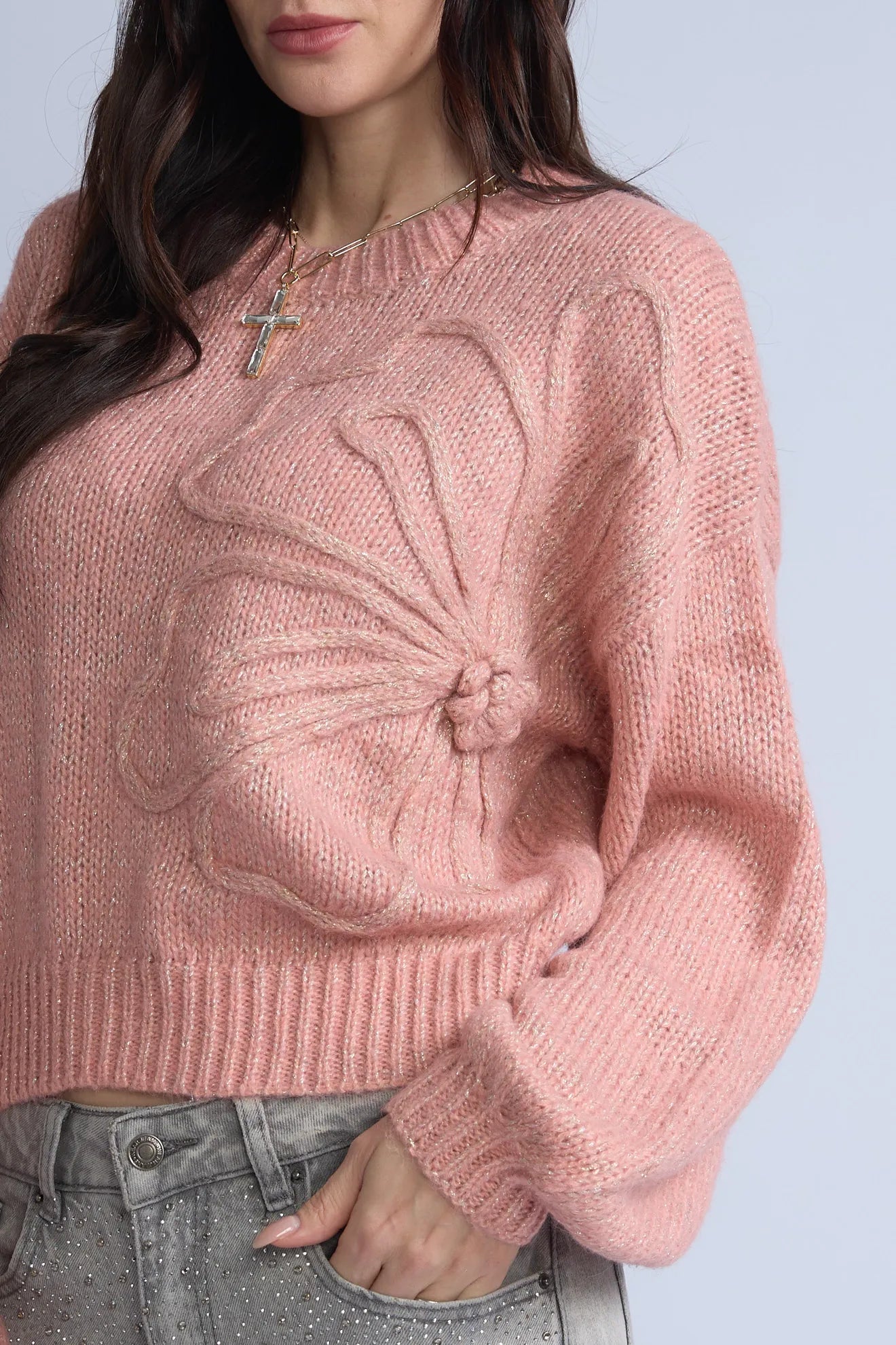 Chompa Lurex Flor
