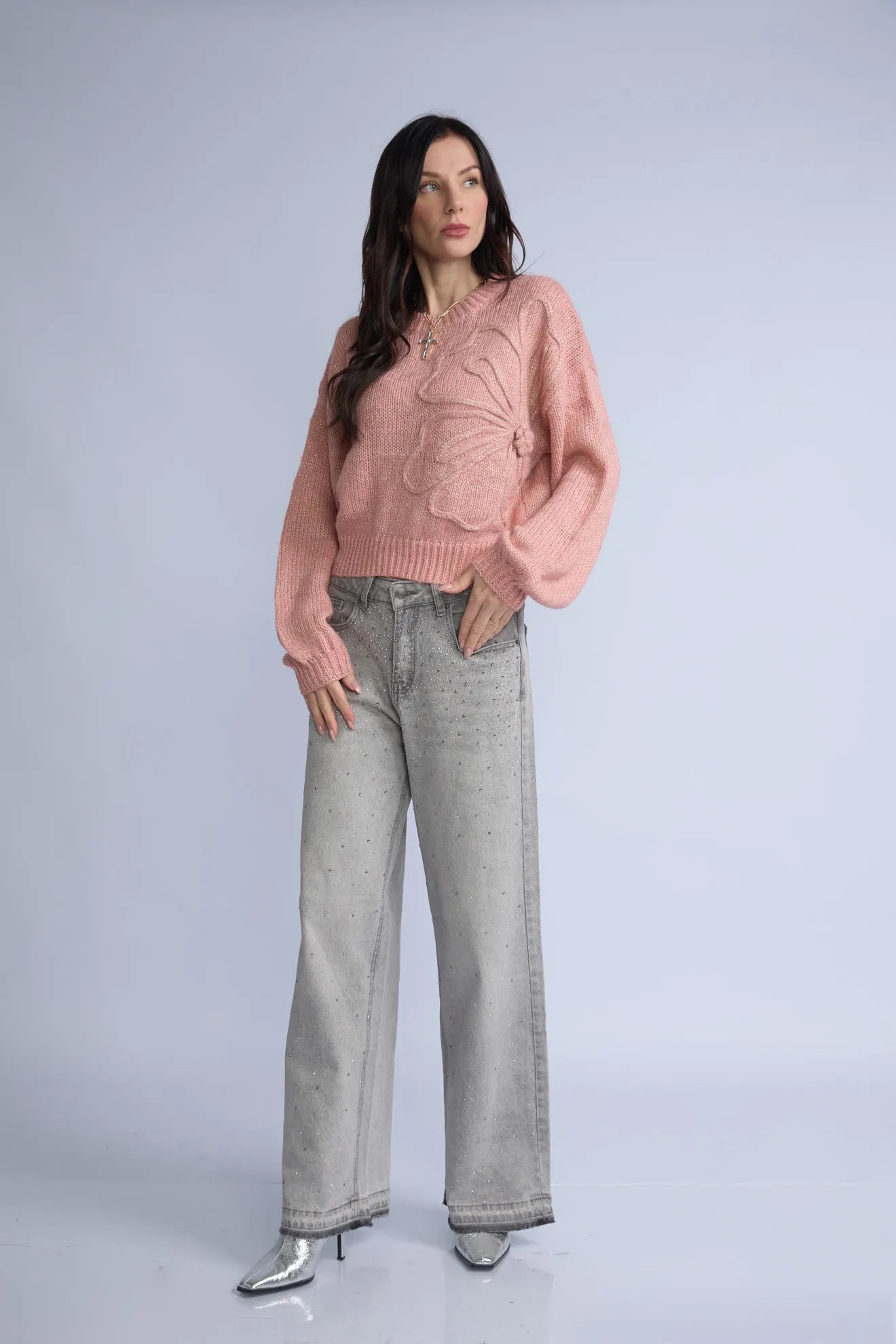 Chompa Lurex Flor