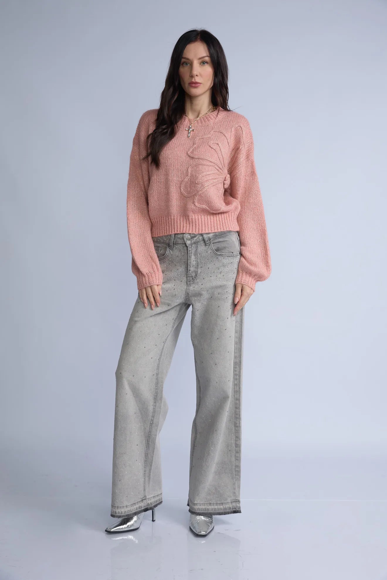 Chompa Lurex Flor