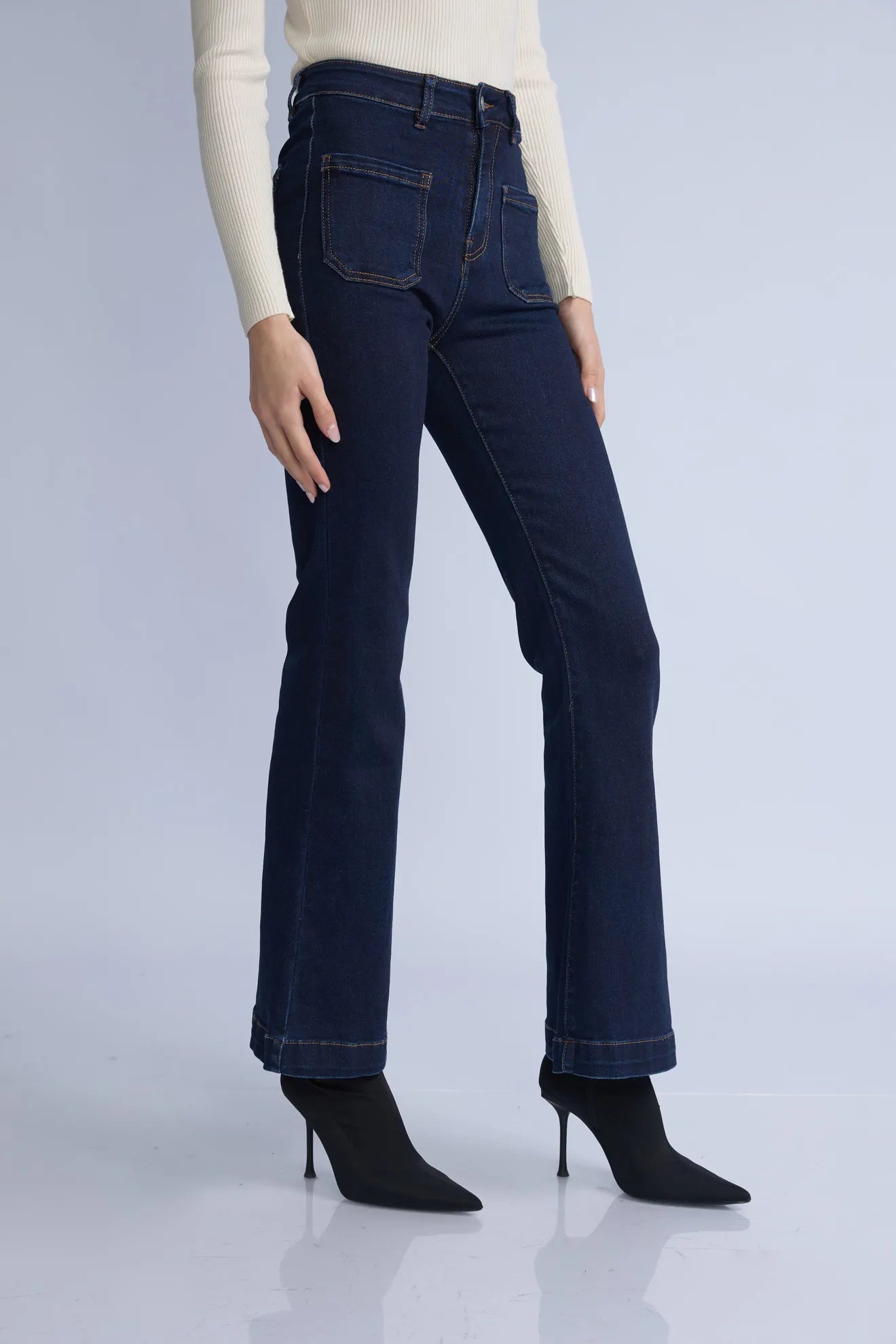 Jean Flare Bolsillos