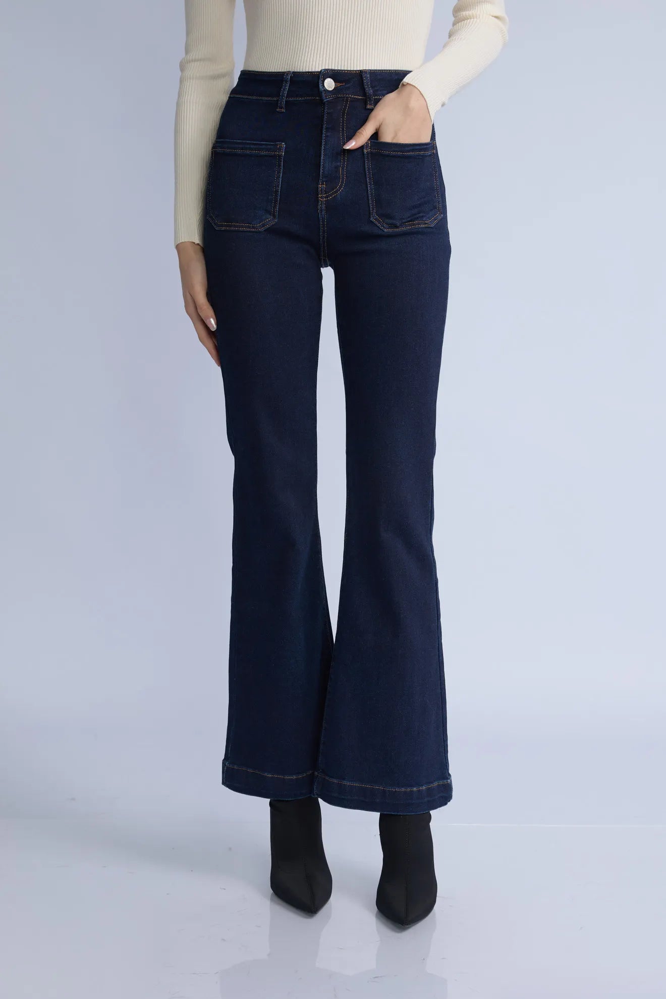 Jean Flare Bolsillos