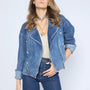 Casaca Denim Doble Cierre
