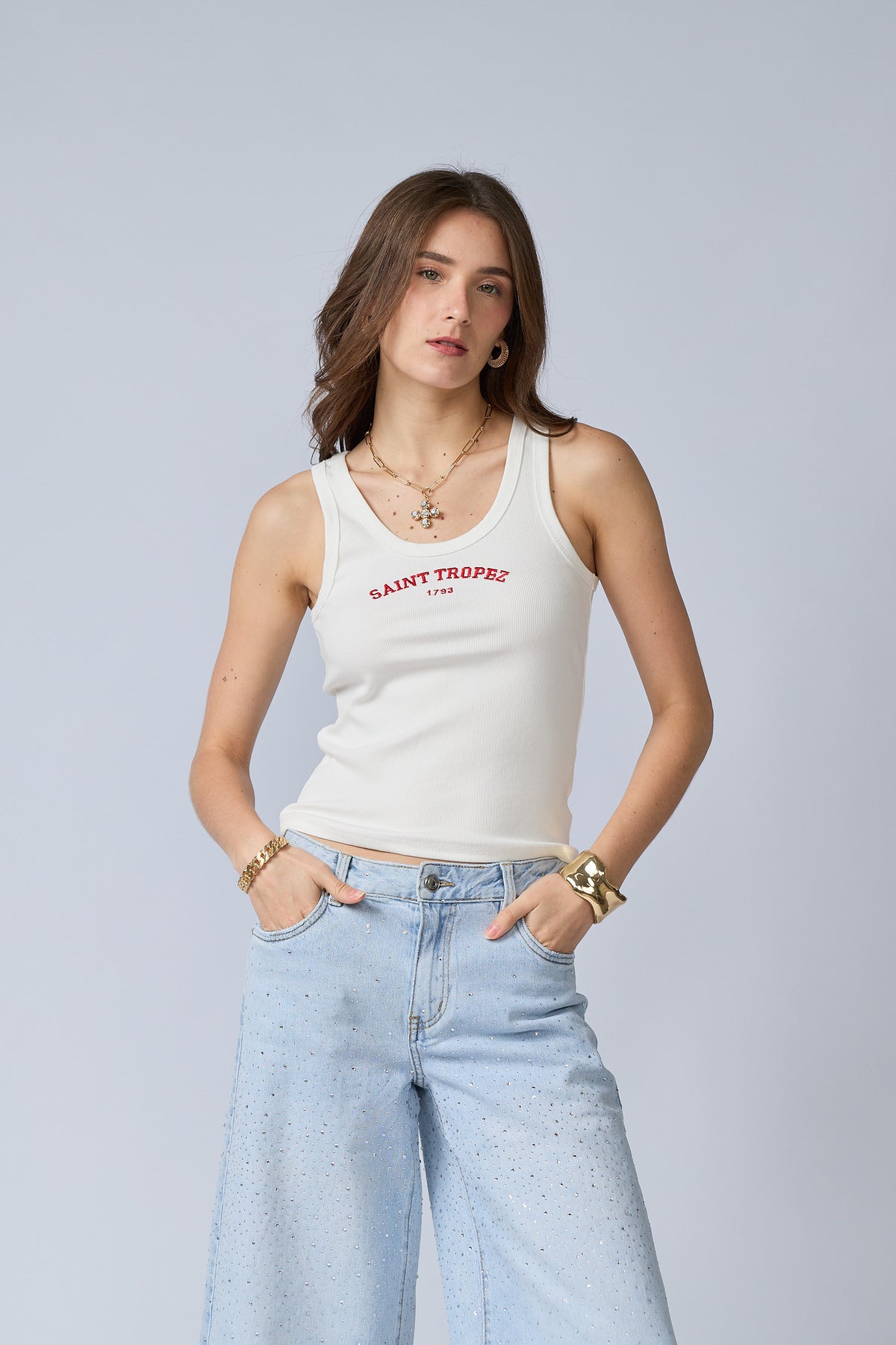 Set Blusa y Top Saint Tropez