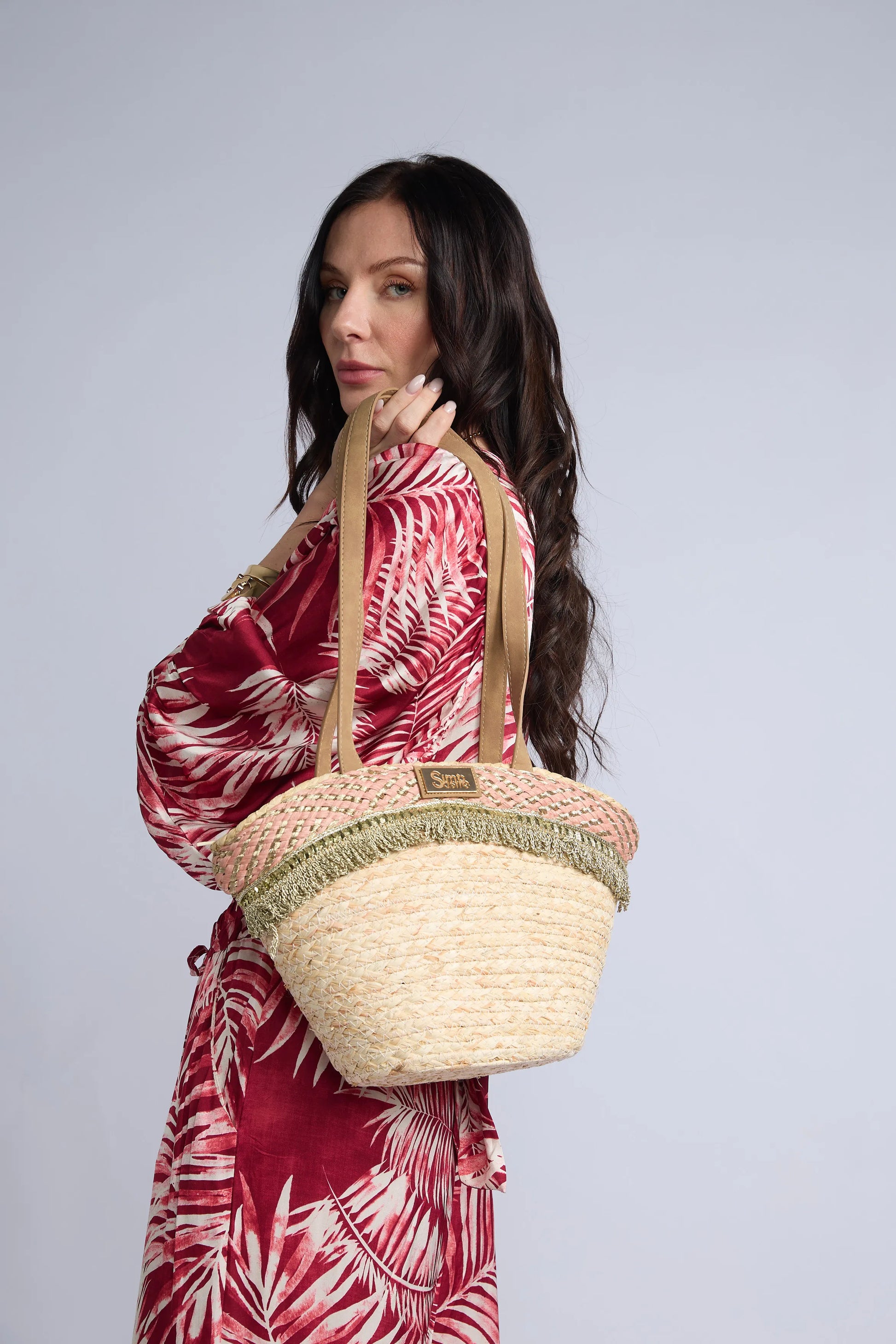 Blusa Estampada Amarre Espalda