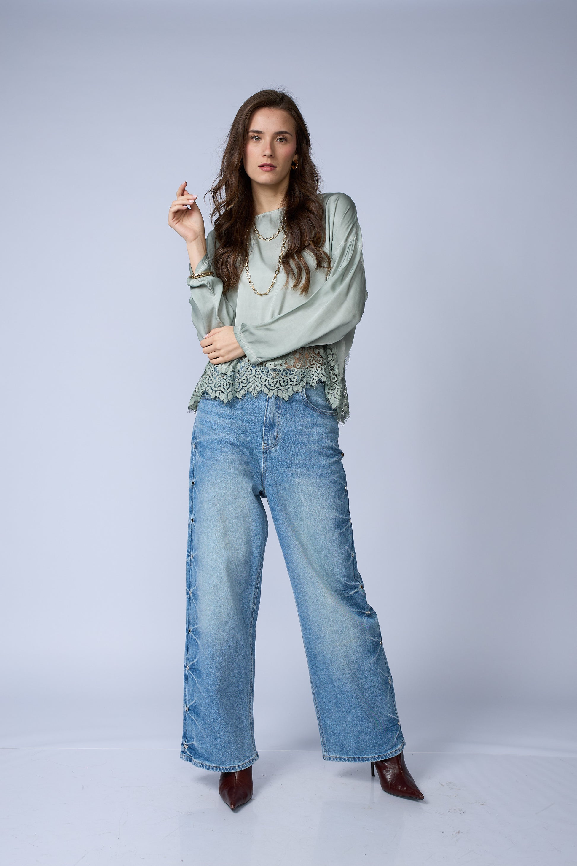 Blusa Basta Encaje
