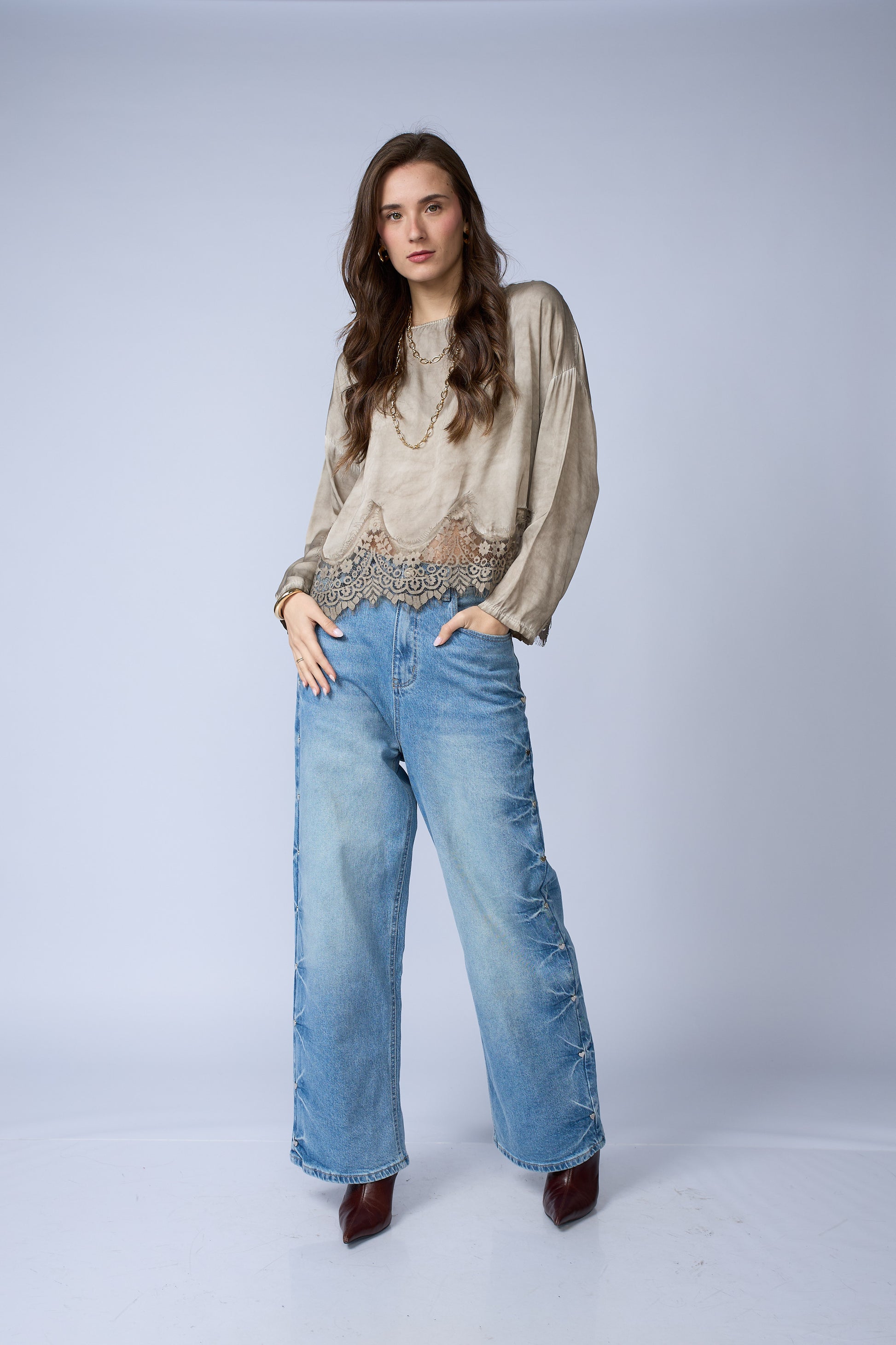 Blusa Basta Encaje