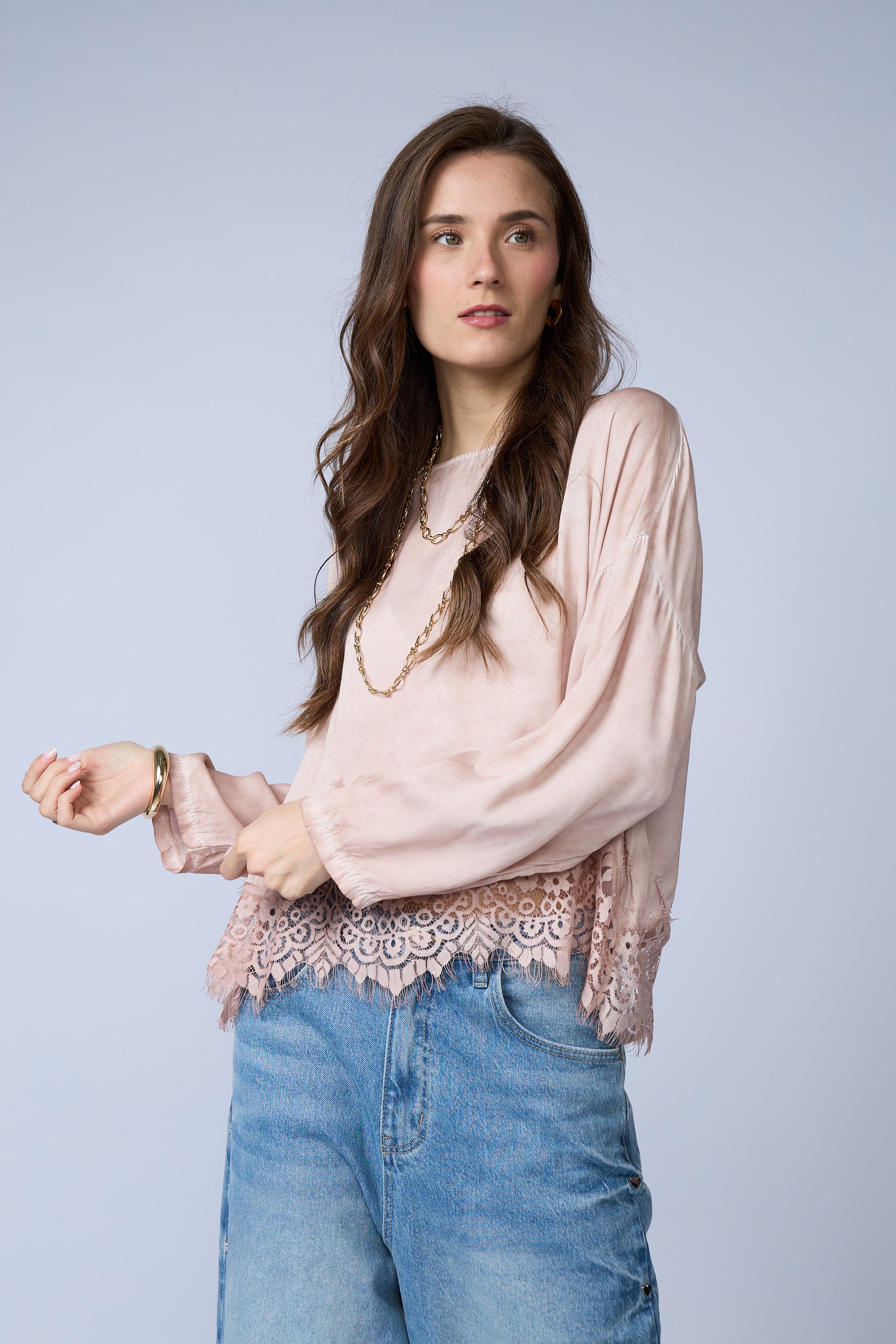 Blusa Basta Encaje
