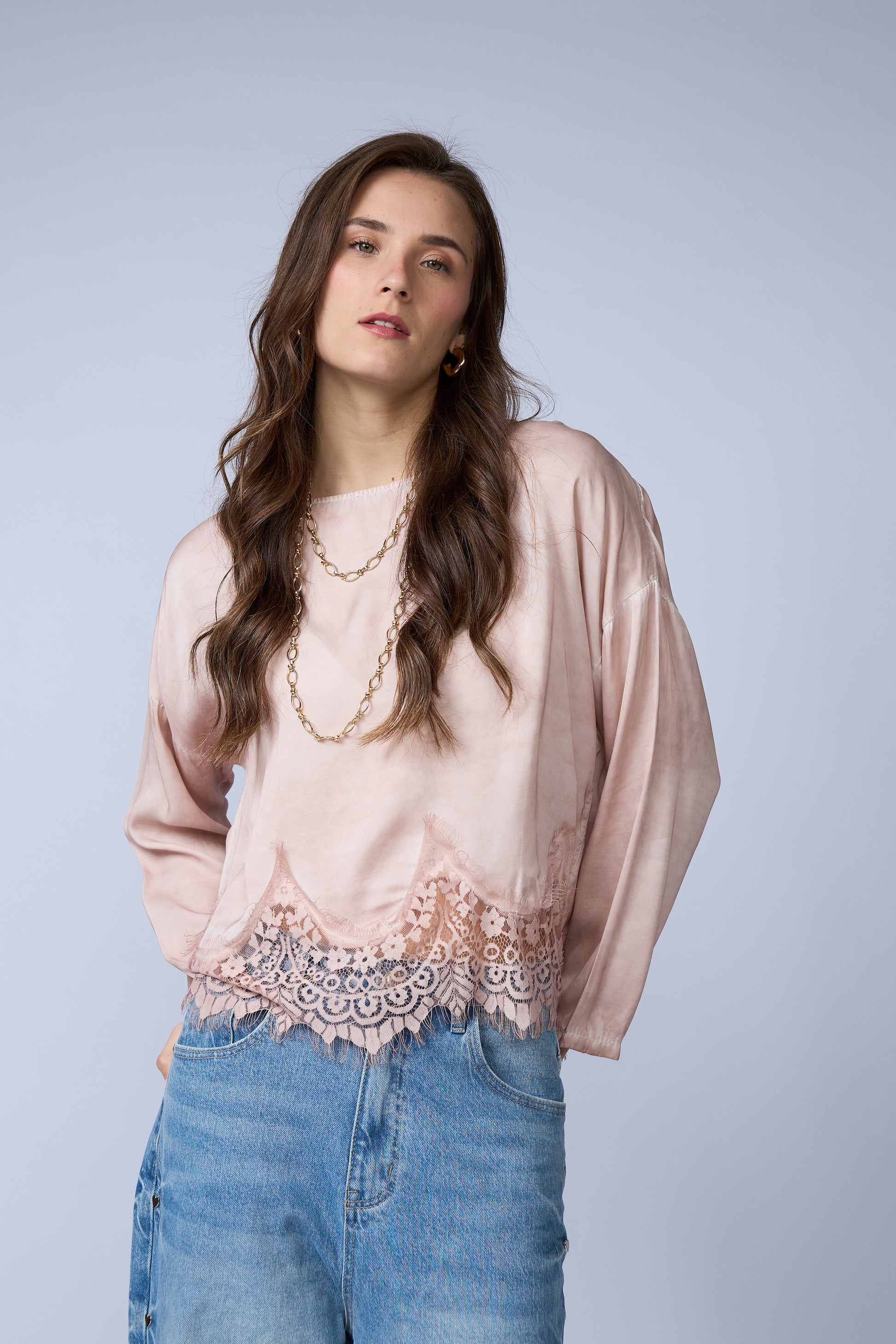 Blusa Basta Encaje