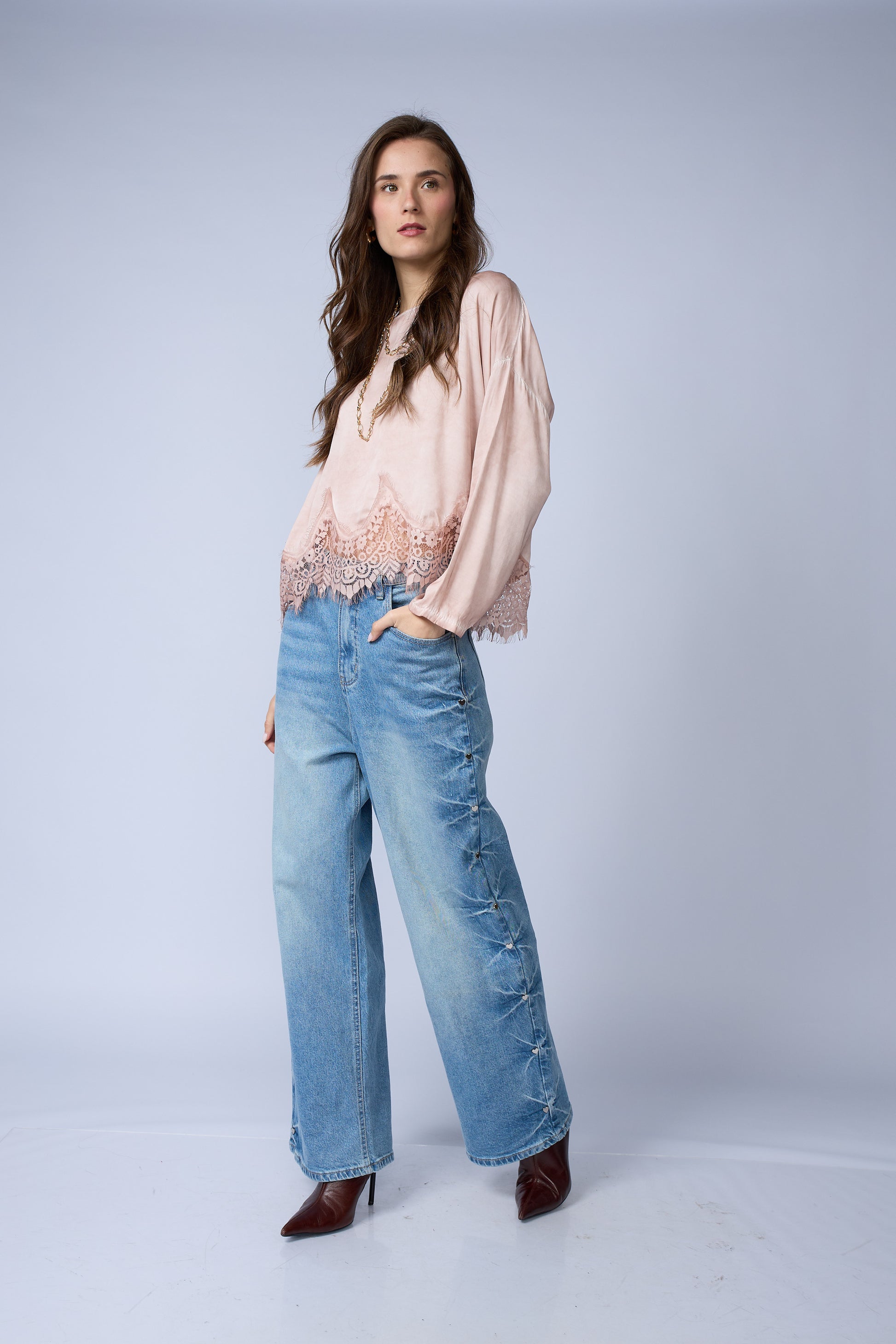 Blusa Basta Encaje