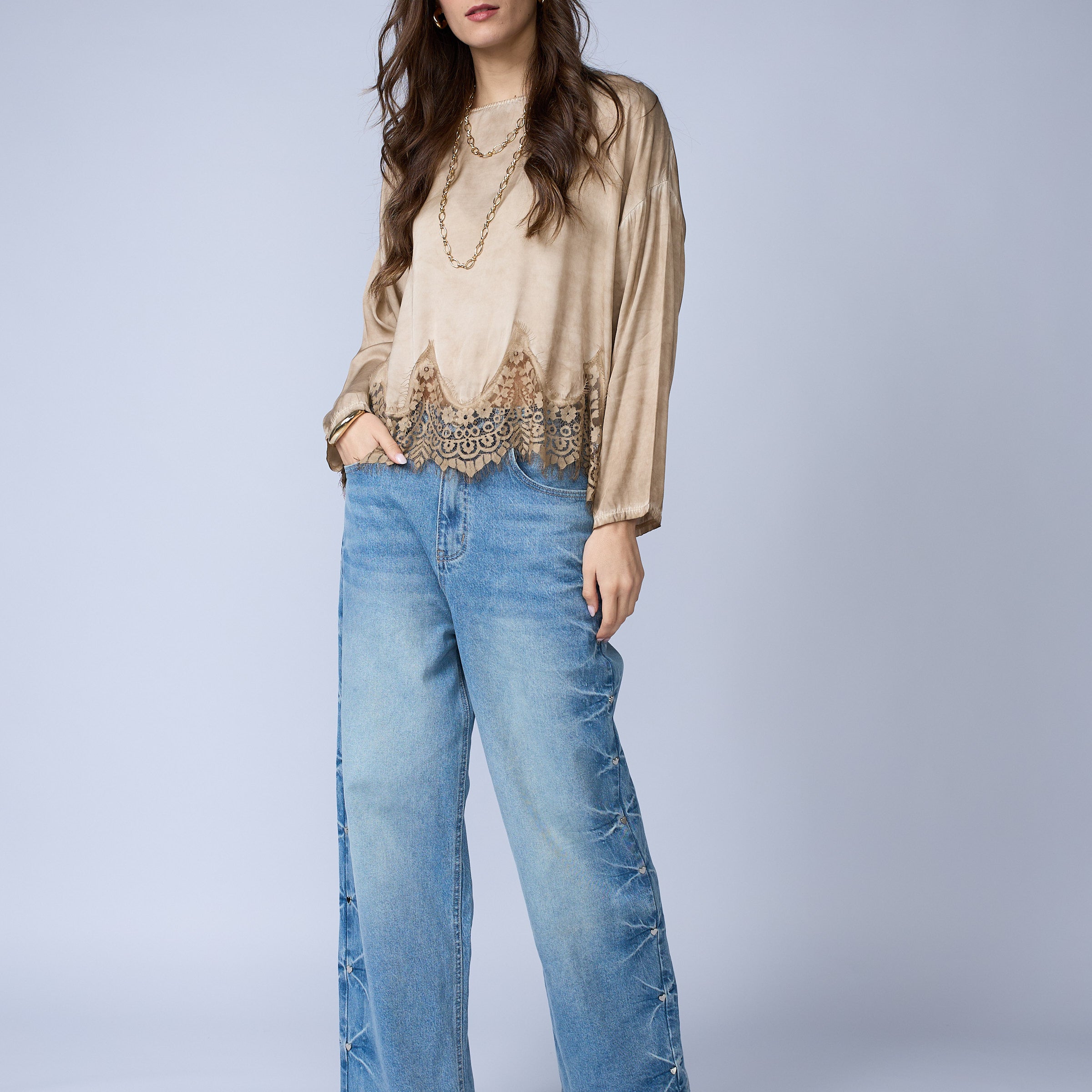 Blusa Basta Encaje