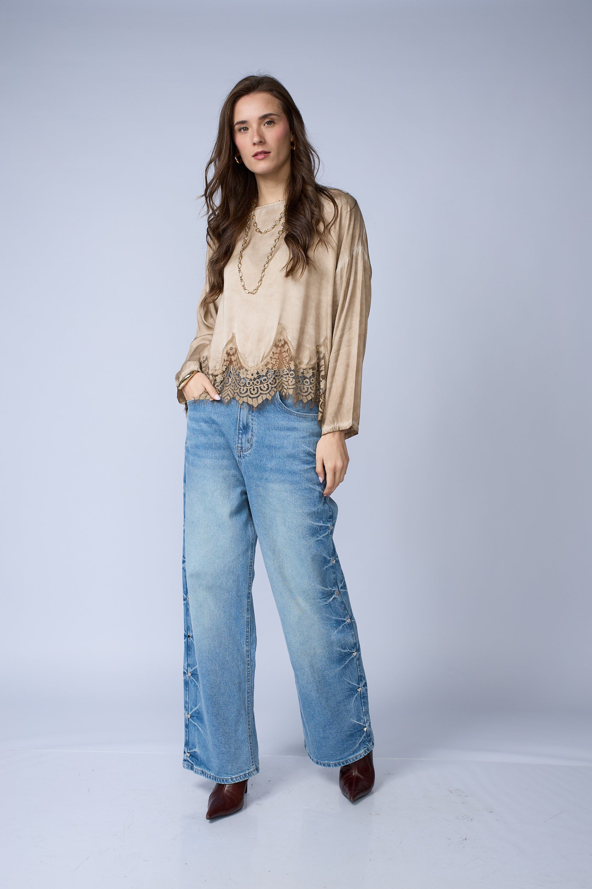 Blusa Basta Encaje