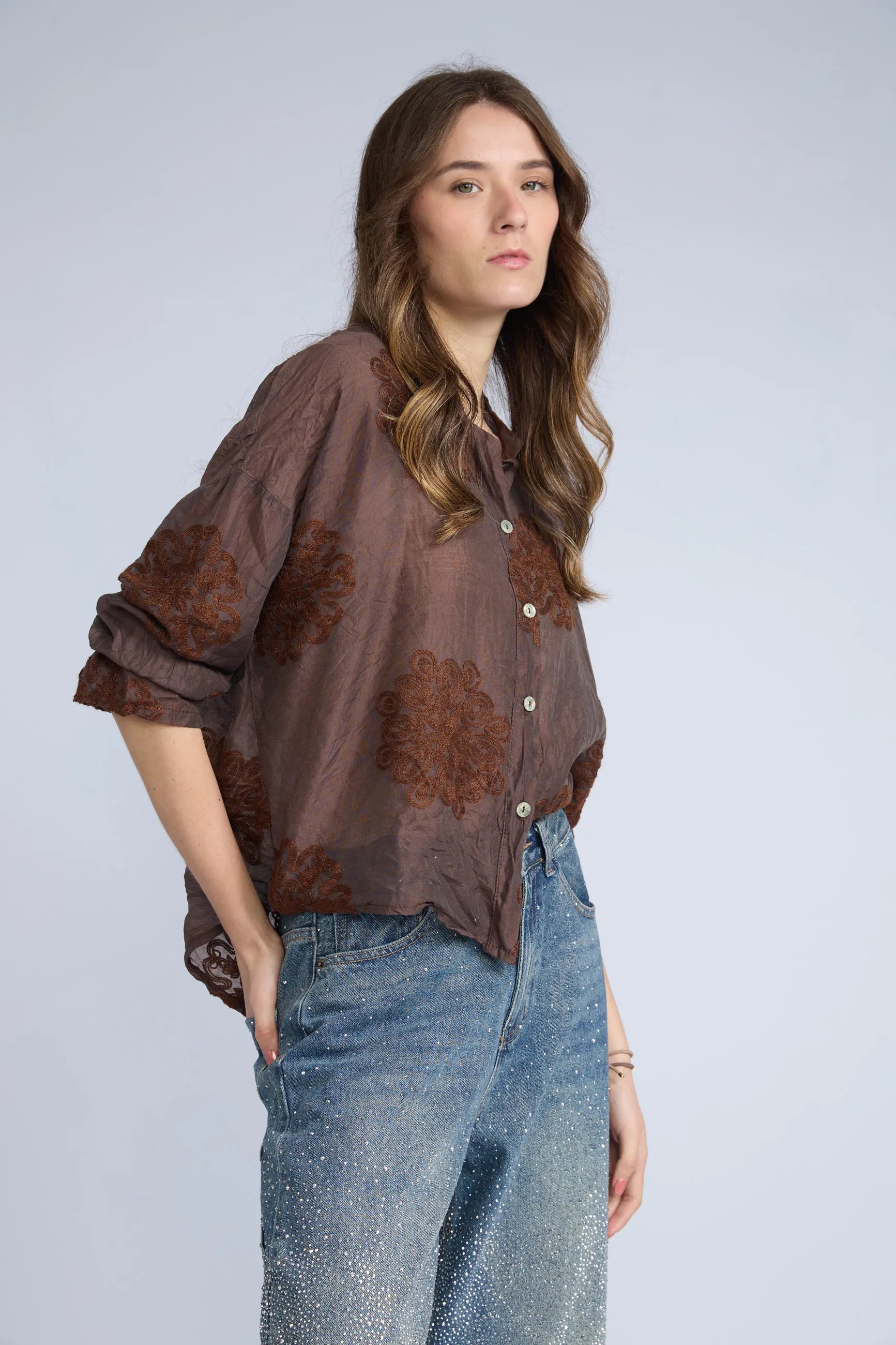 Blusa Bordada C Neru