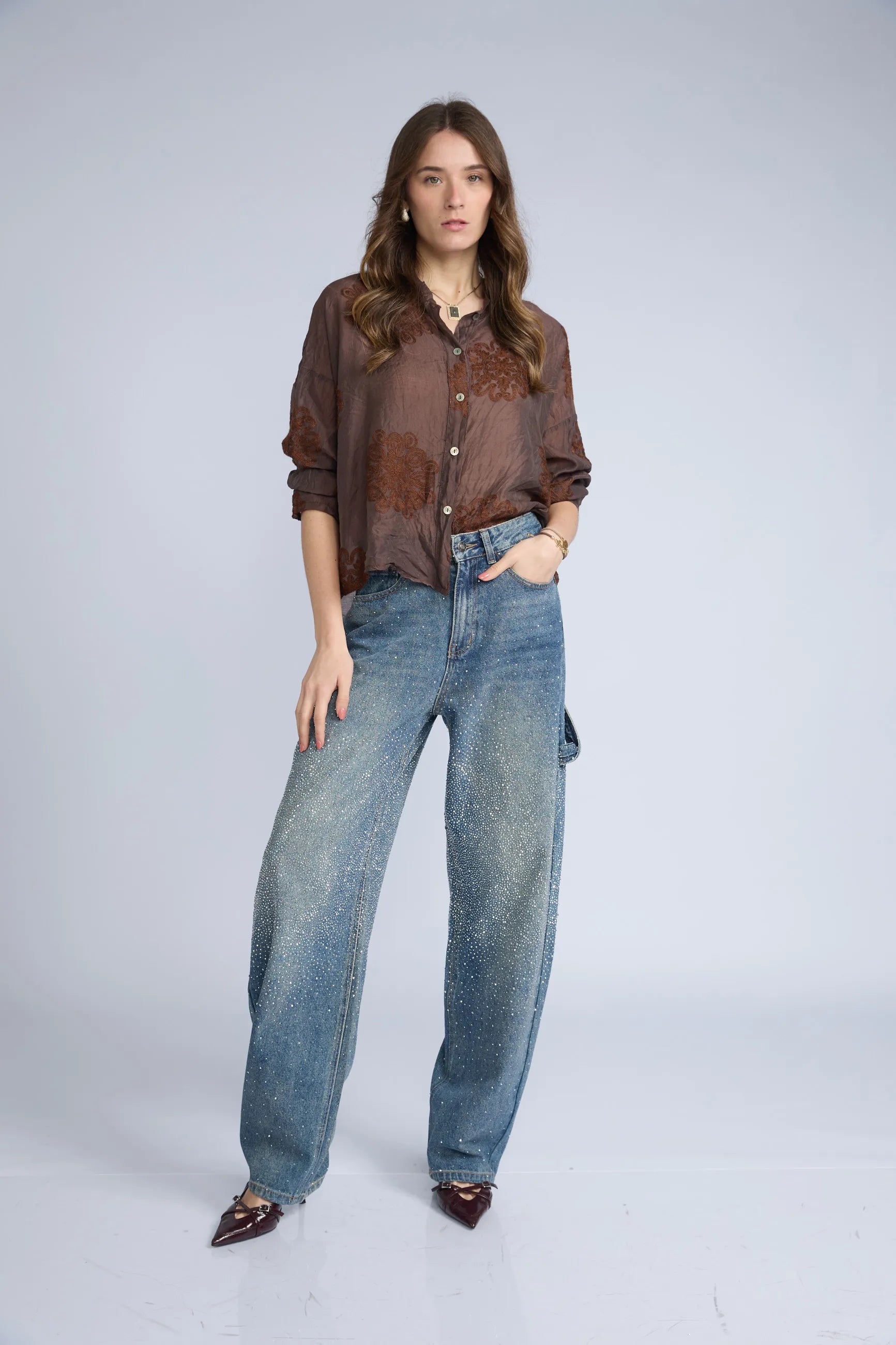 Blusa Bordada C Neru