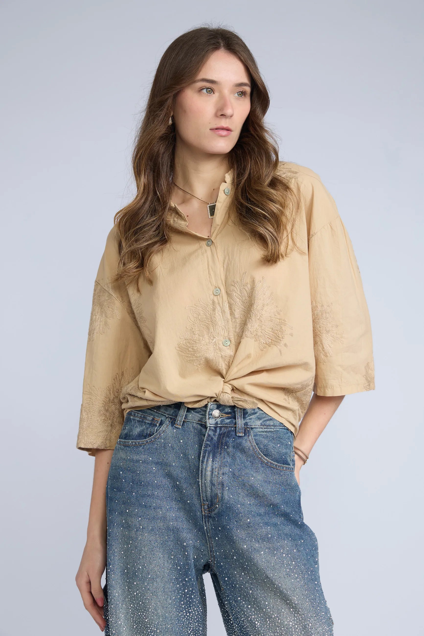 Blusa Bordada C Neru