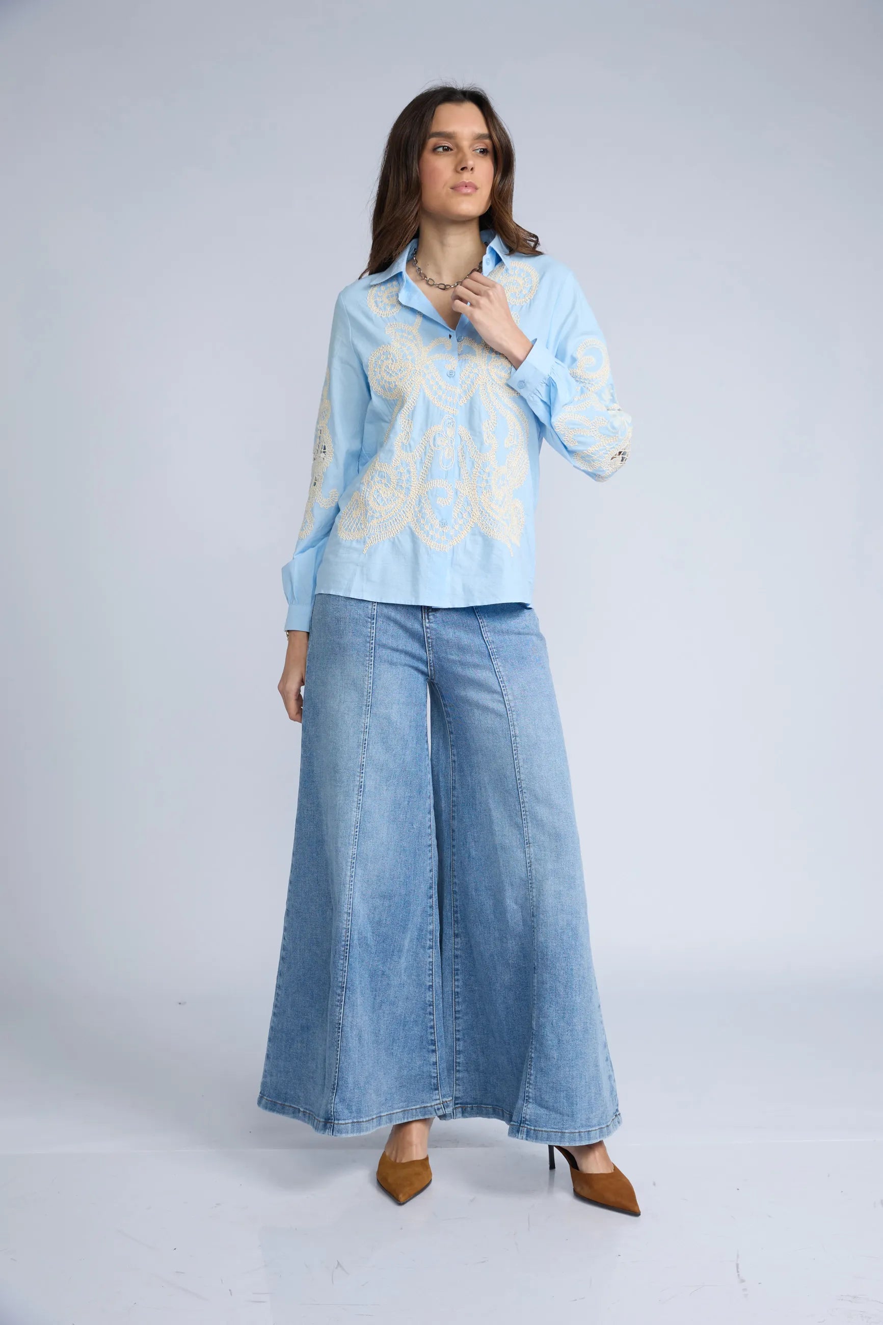 Blusa Bordada ML