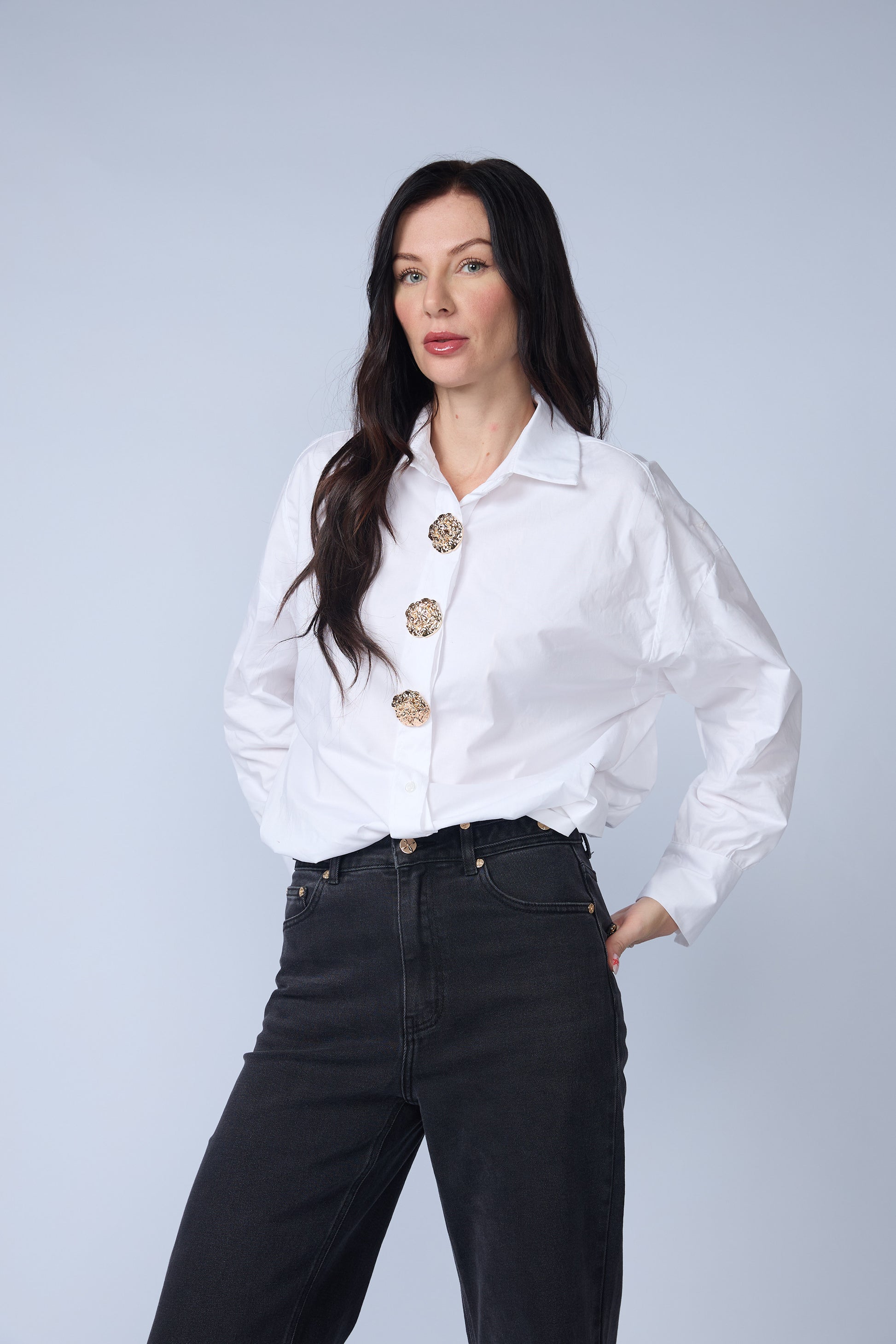 Blusa Broches