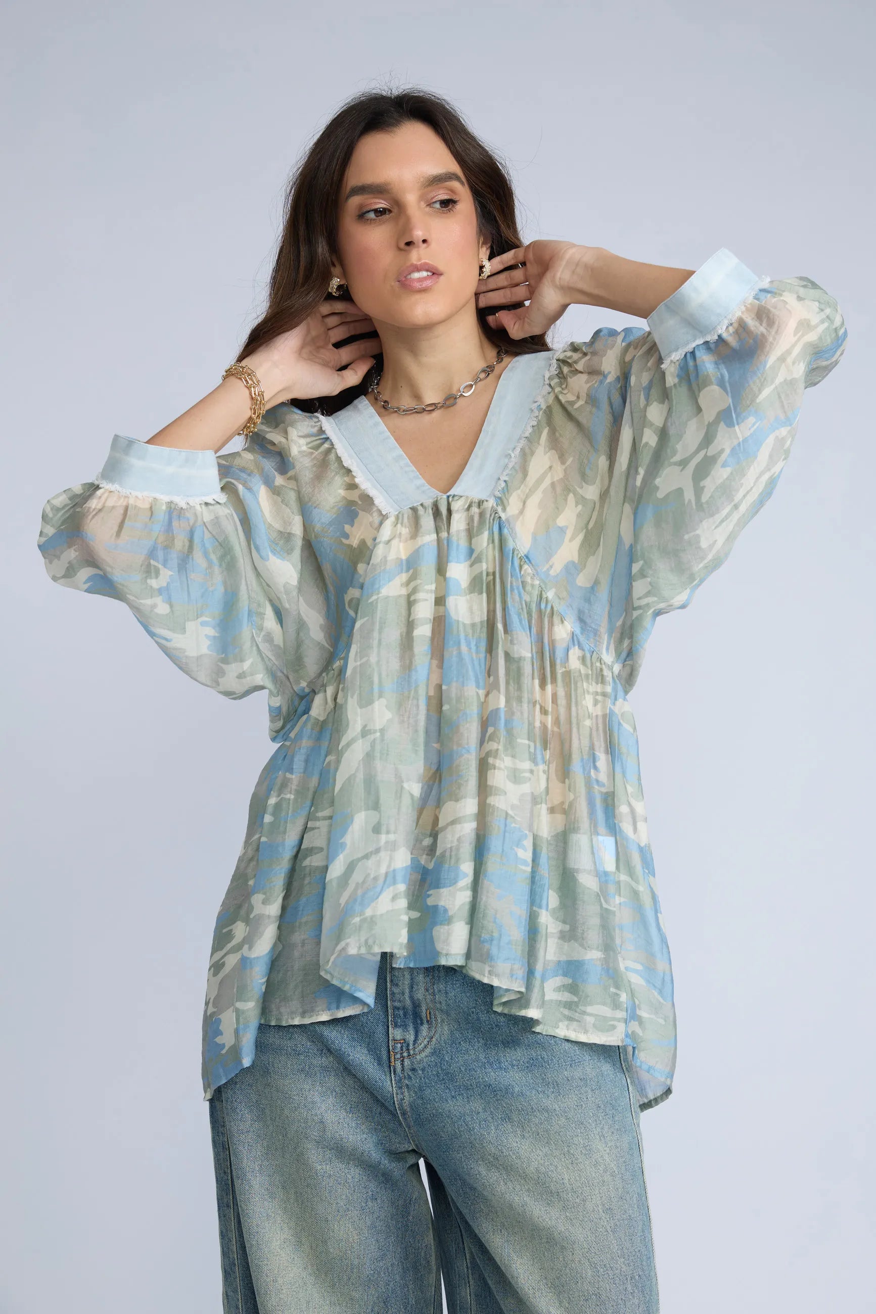 Blusa Camuflada