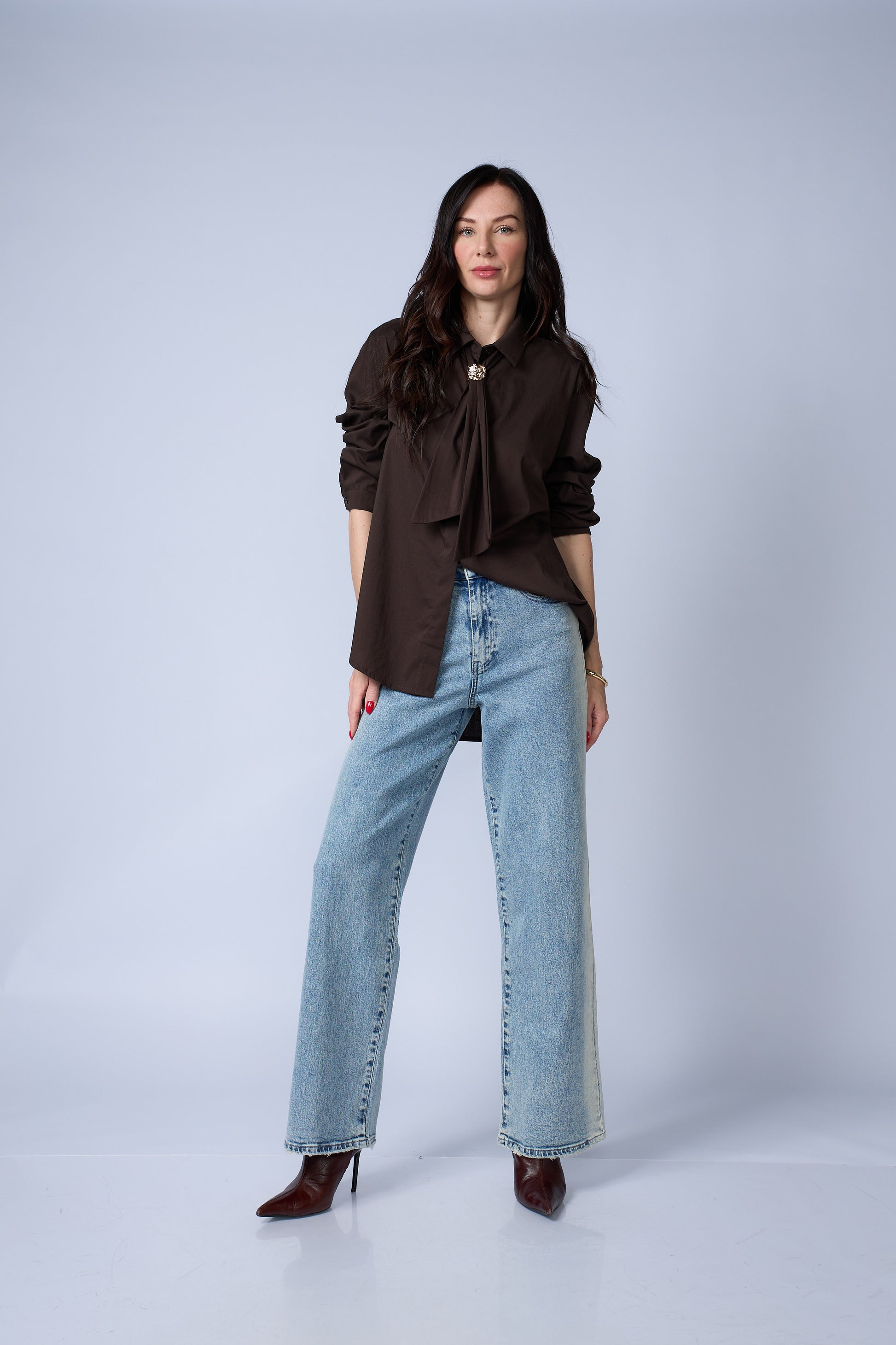 Blusa Cuello Lazo