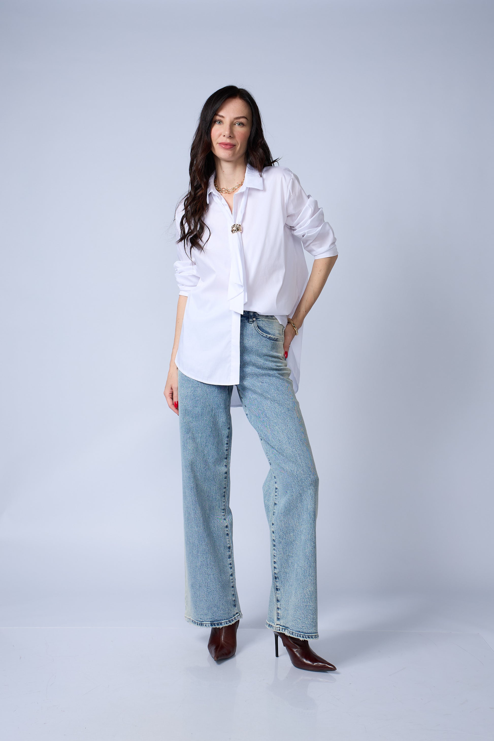 Blusa Cuello Lazo