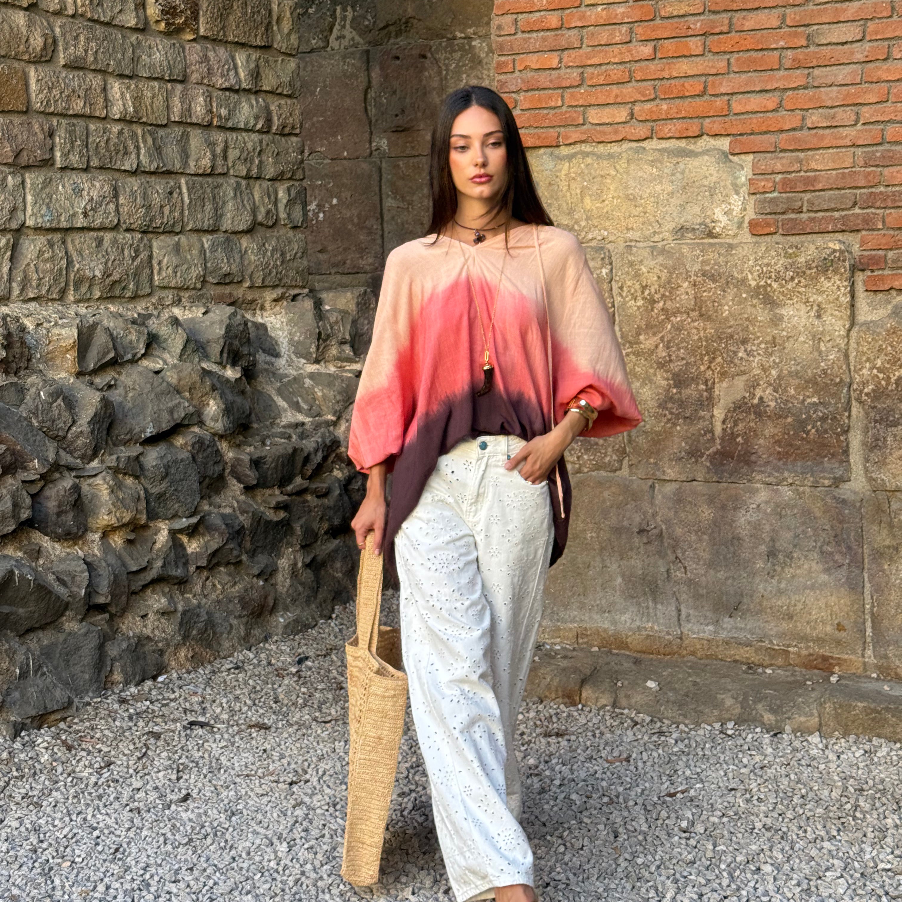 Blusa Degrade Pedreria