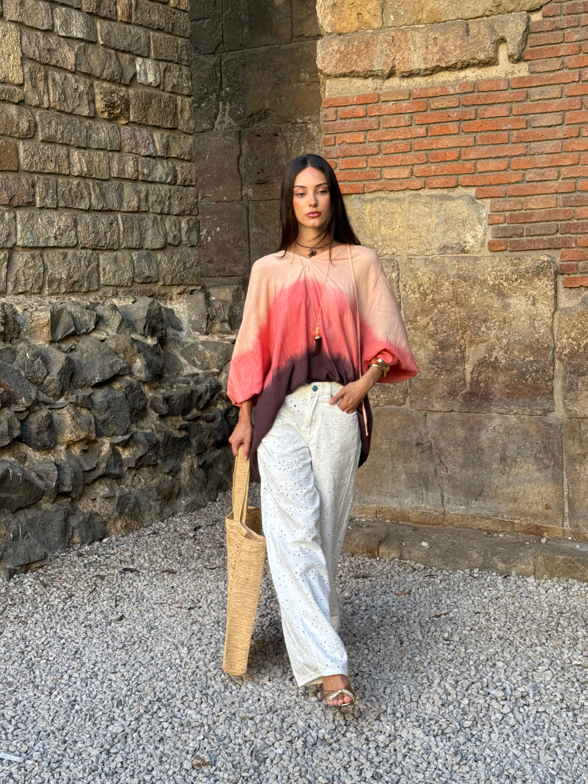 Blusa Degrade Pedreria