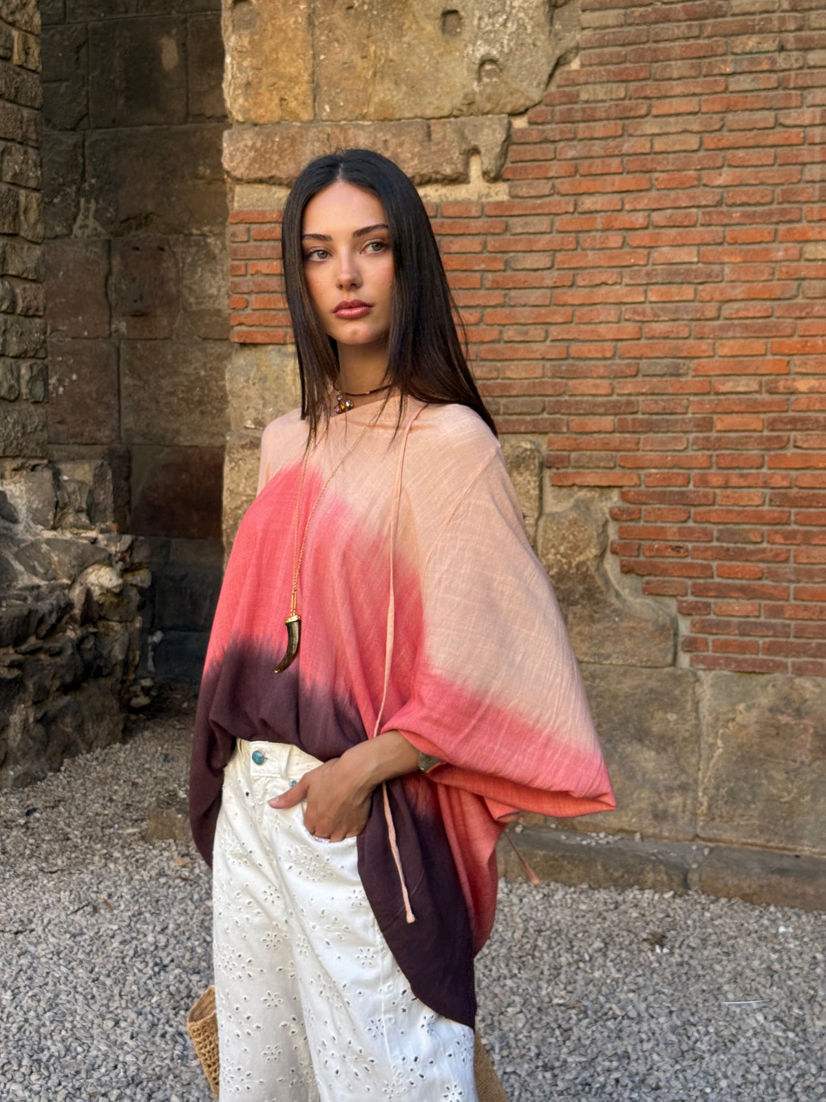Blusa Degrade Pedreria