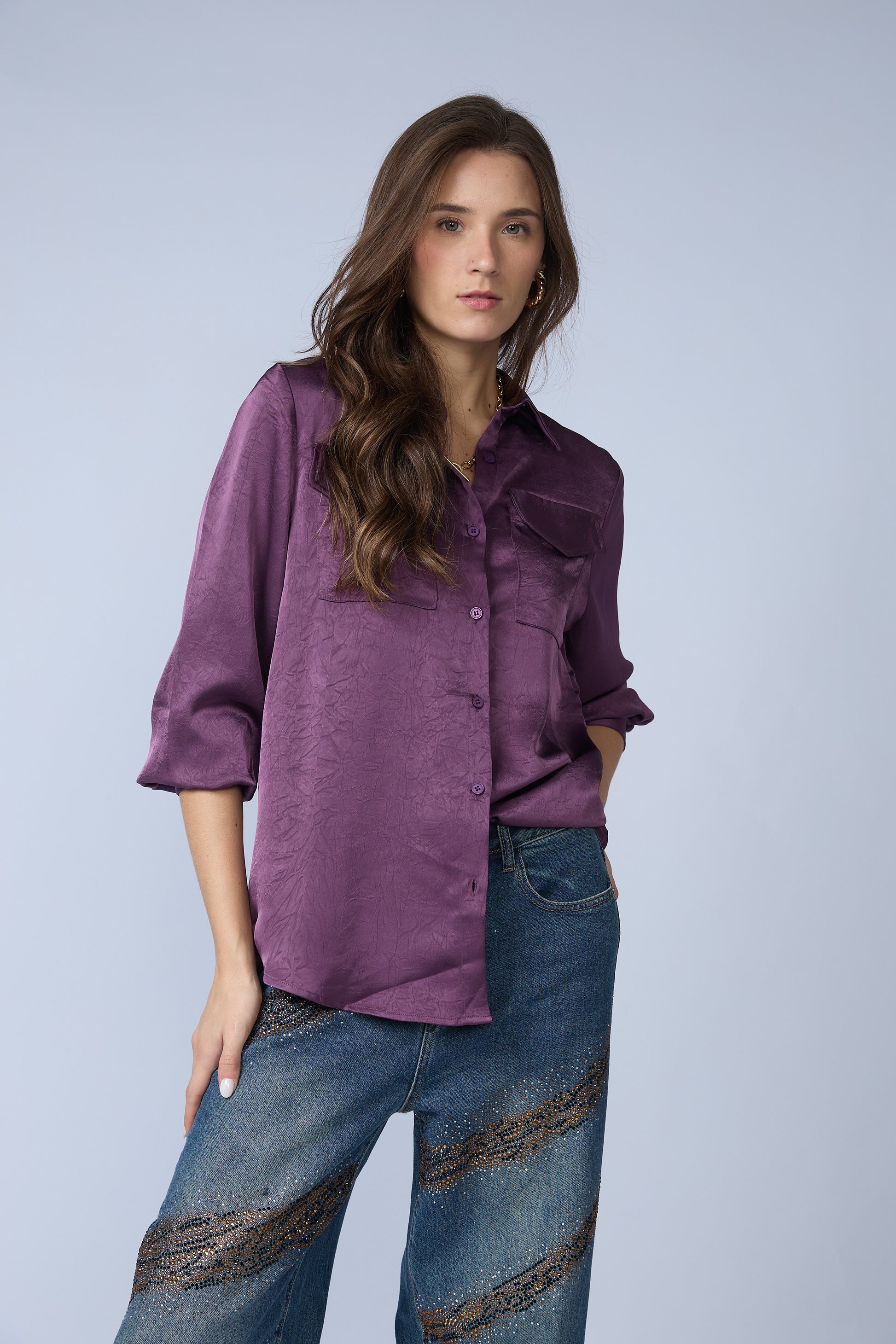 Blusa Dos Bolsillos