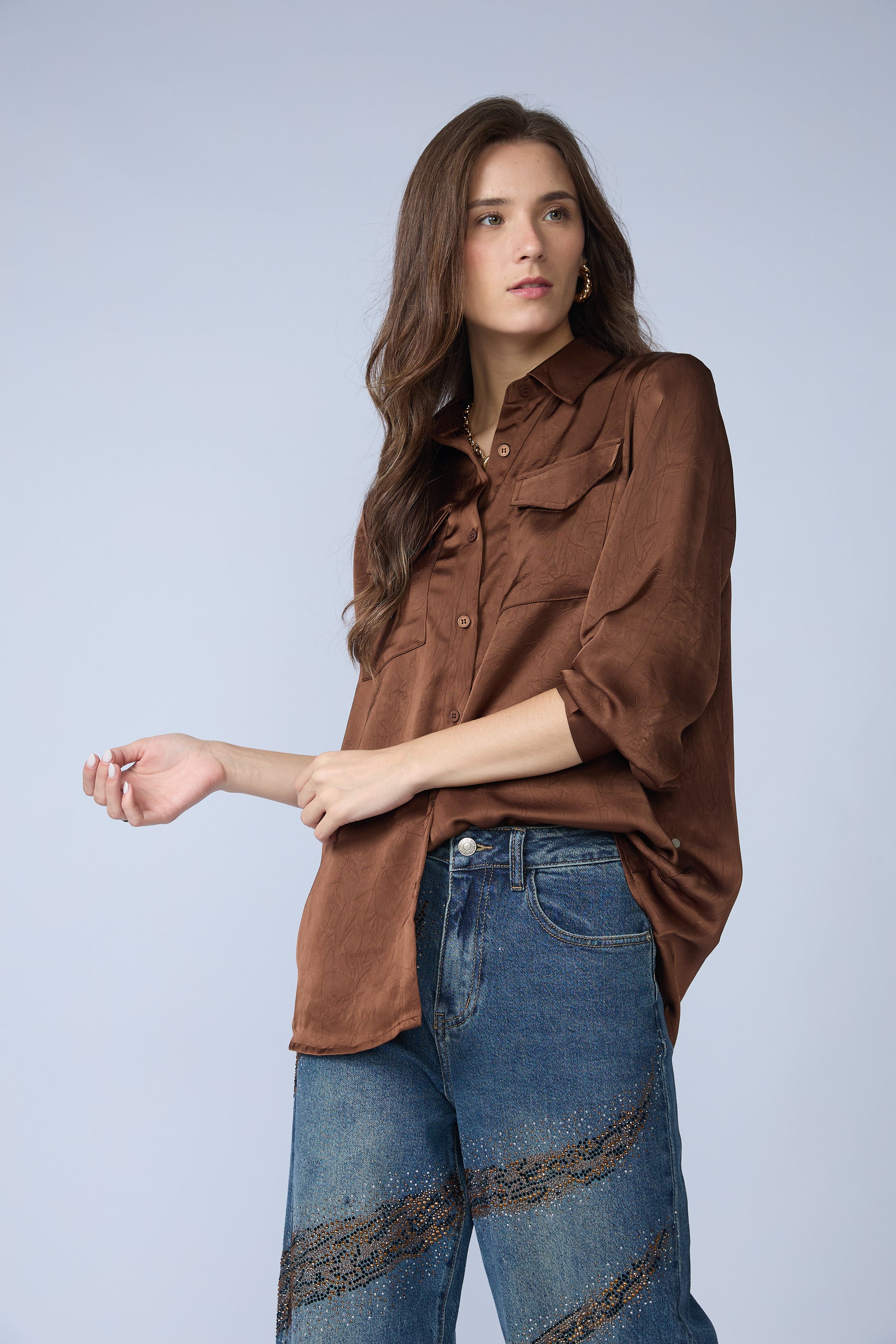 Blusa Dos Bolsillos