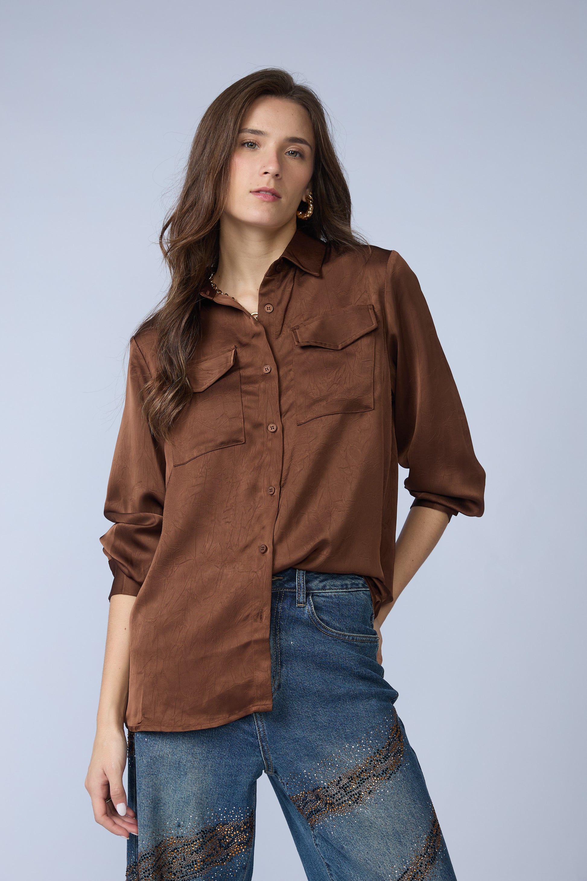 Blusa Dos Bolsillos
