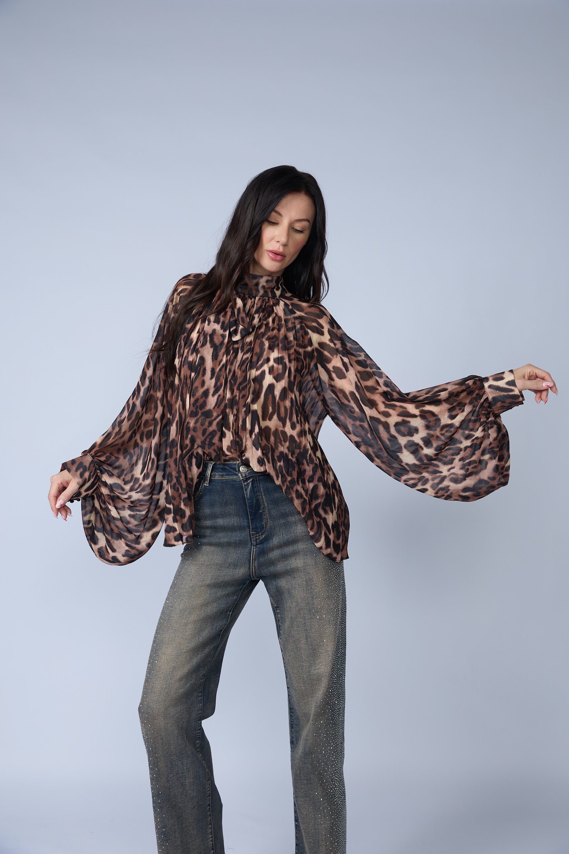 Blusa Estampada Animal Print