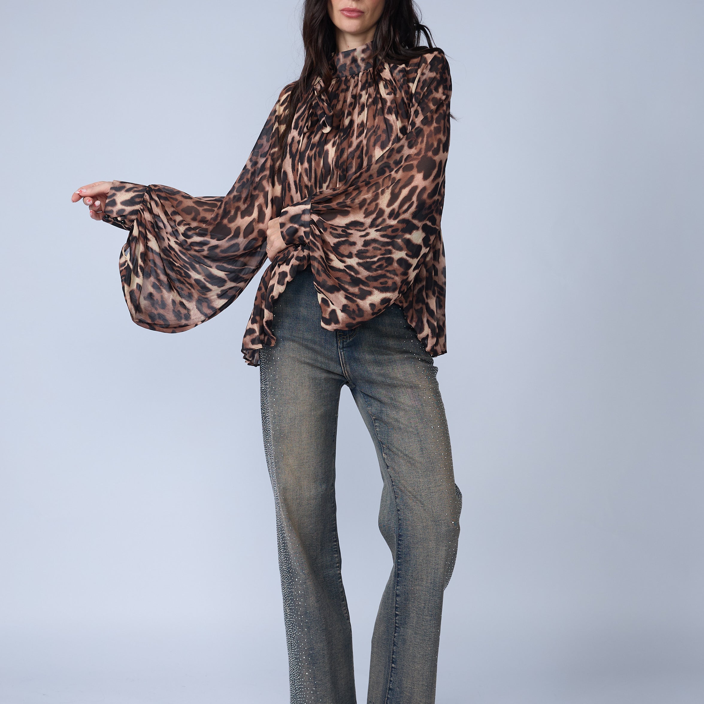 Blusa Estampada Animal Print