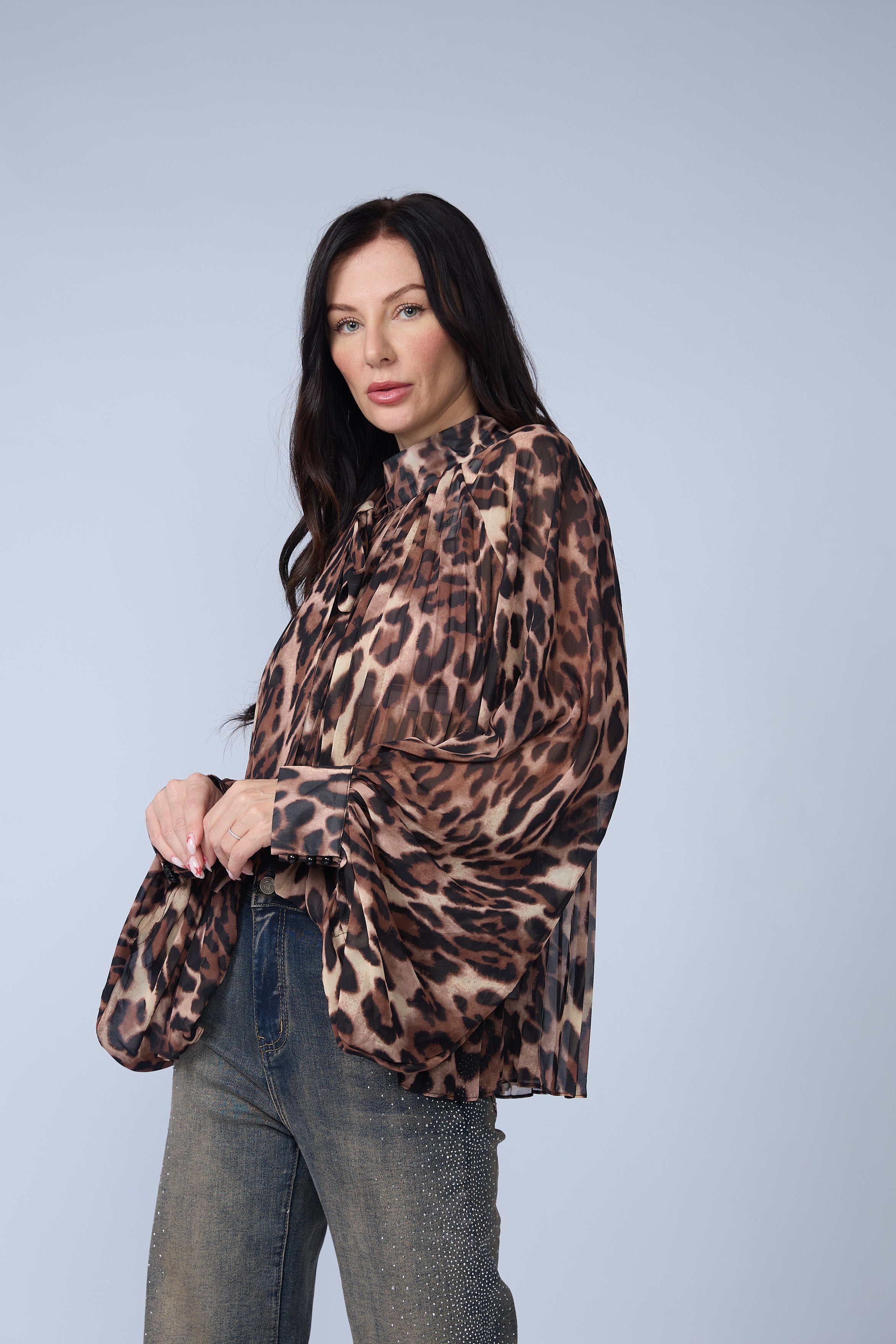 Blusa Estampada Animal Print